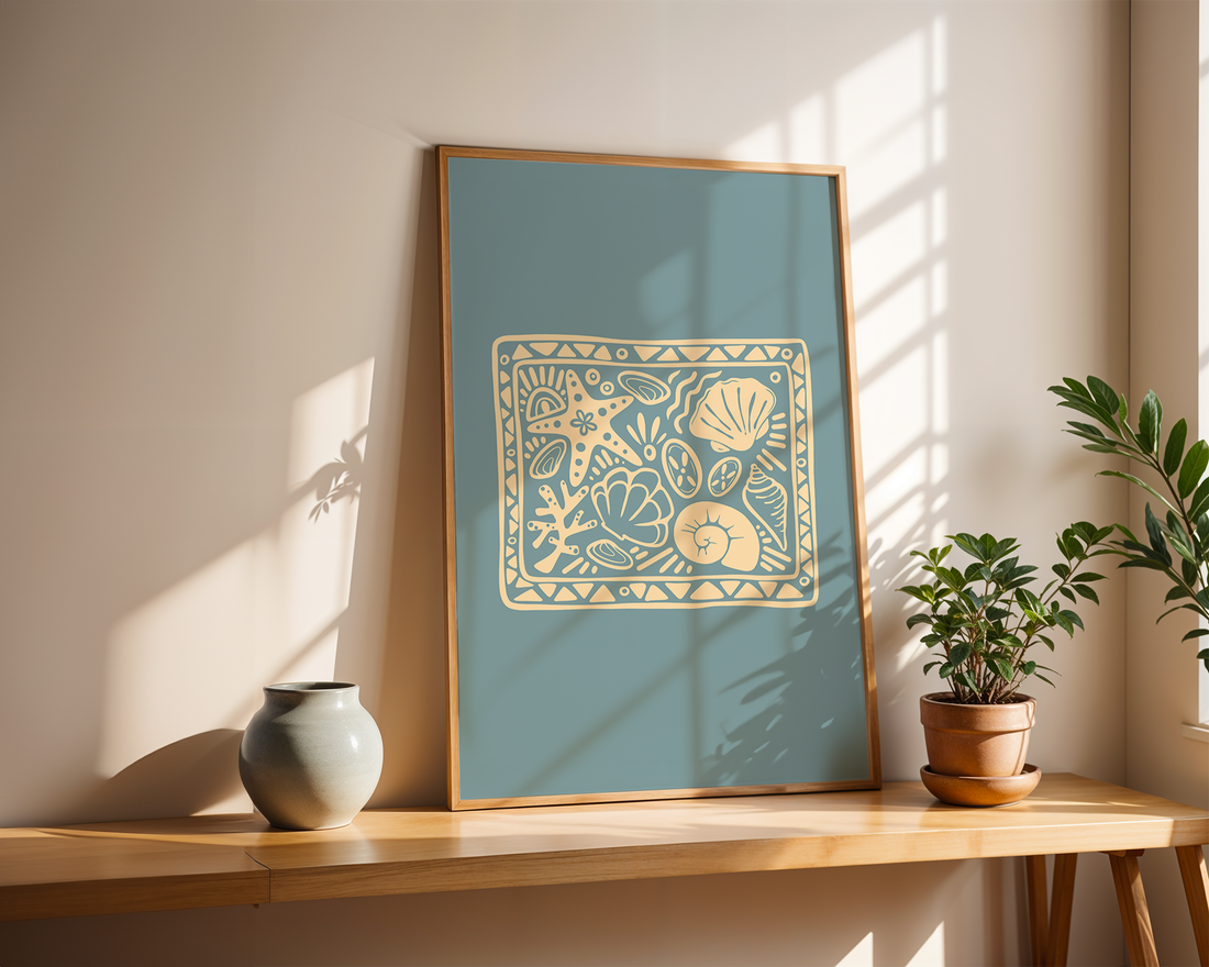 SEASHELL PARTY POSTER