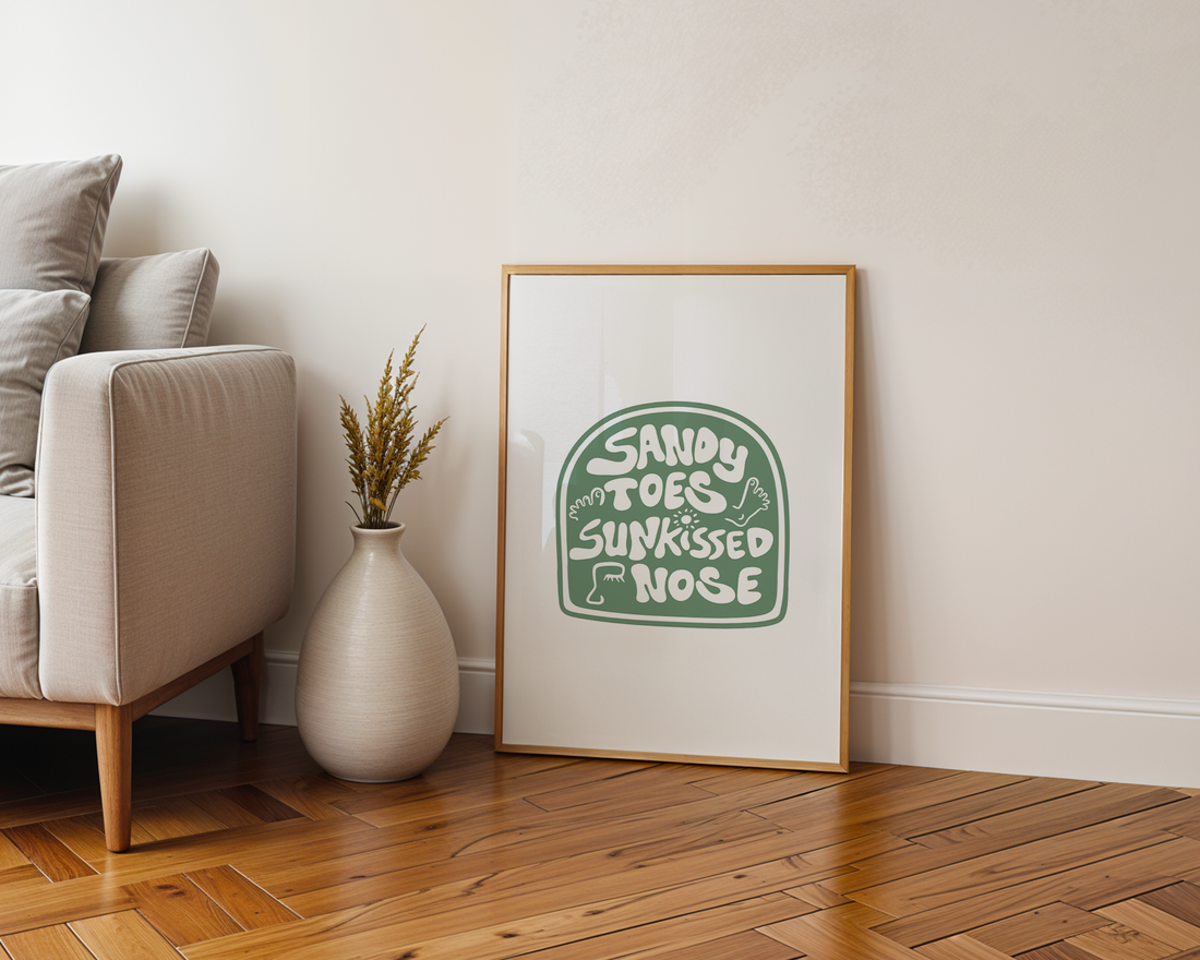 SANDY TOES POSTER