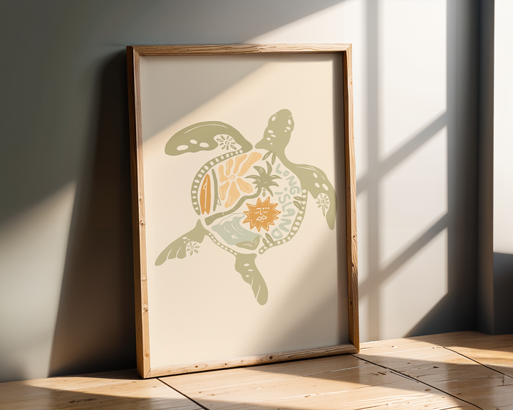 TURTLE BOHO POSTER