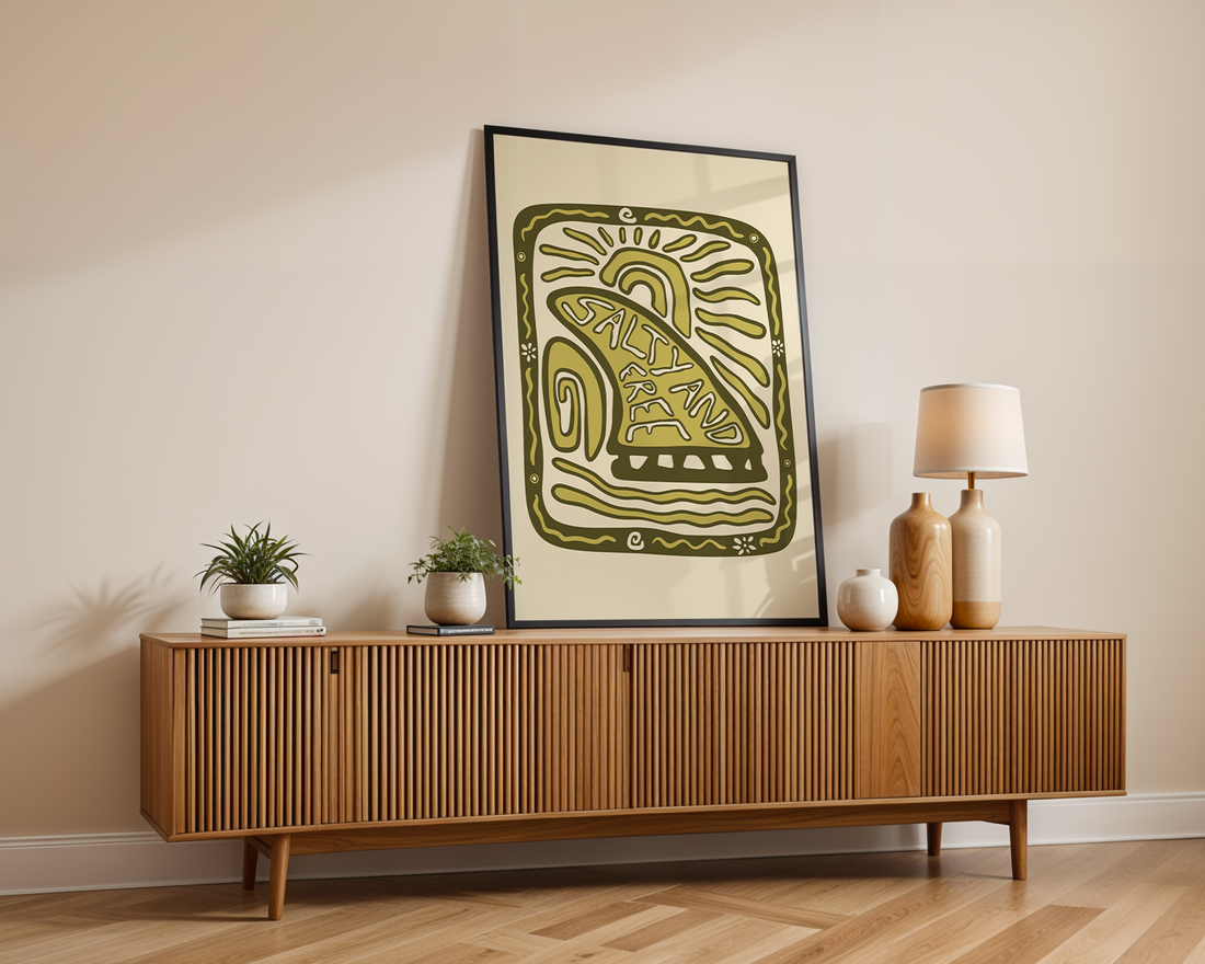 SALTY AND FREE POSTER