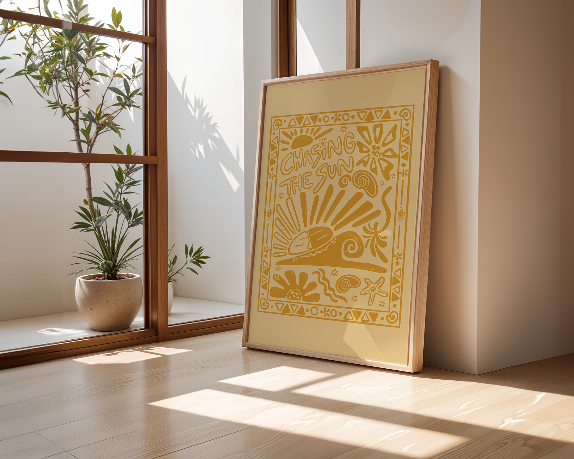 CHASING THE SUN GOLD POSTER