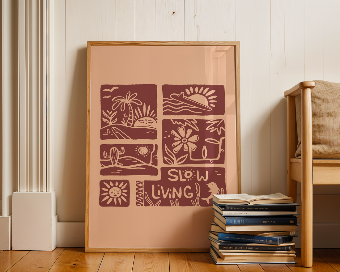 SLOW LIVING POSTER