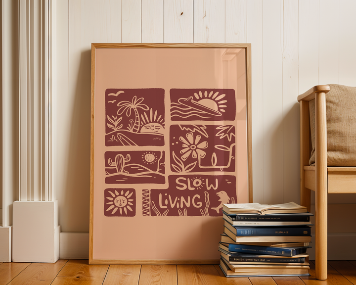 SLOW LIVING POSTER