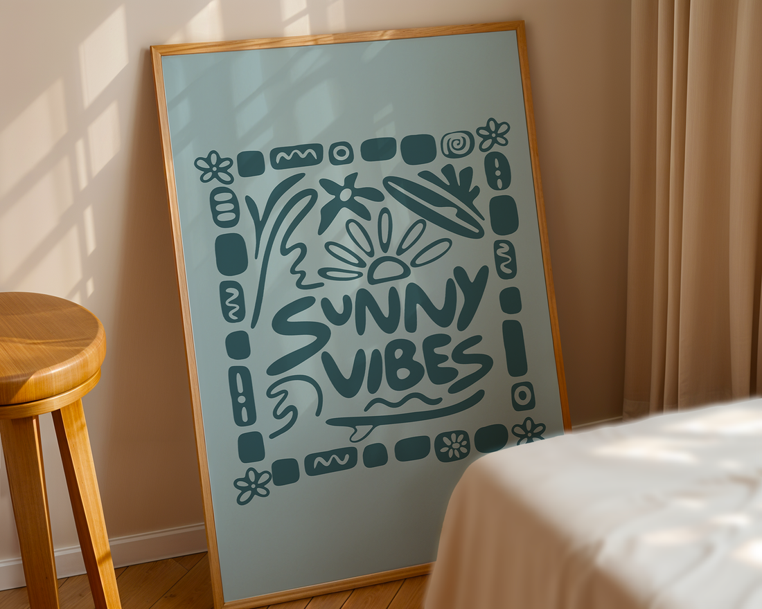 SUNNY VIBES POSTER