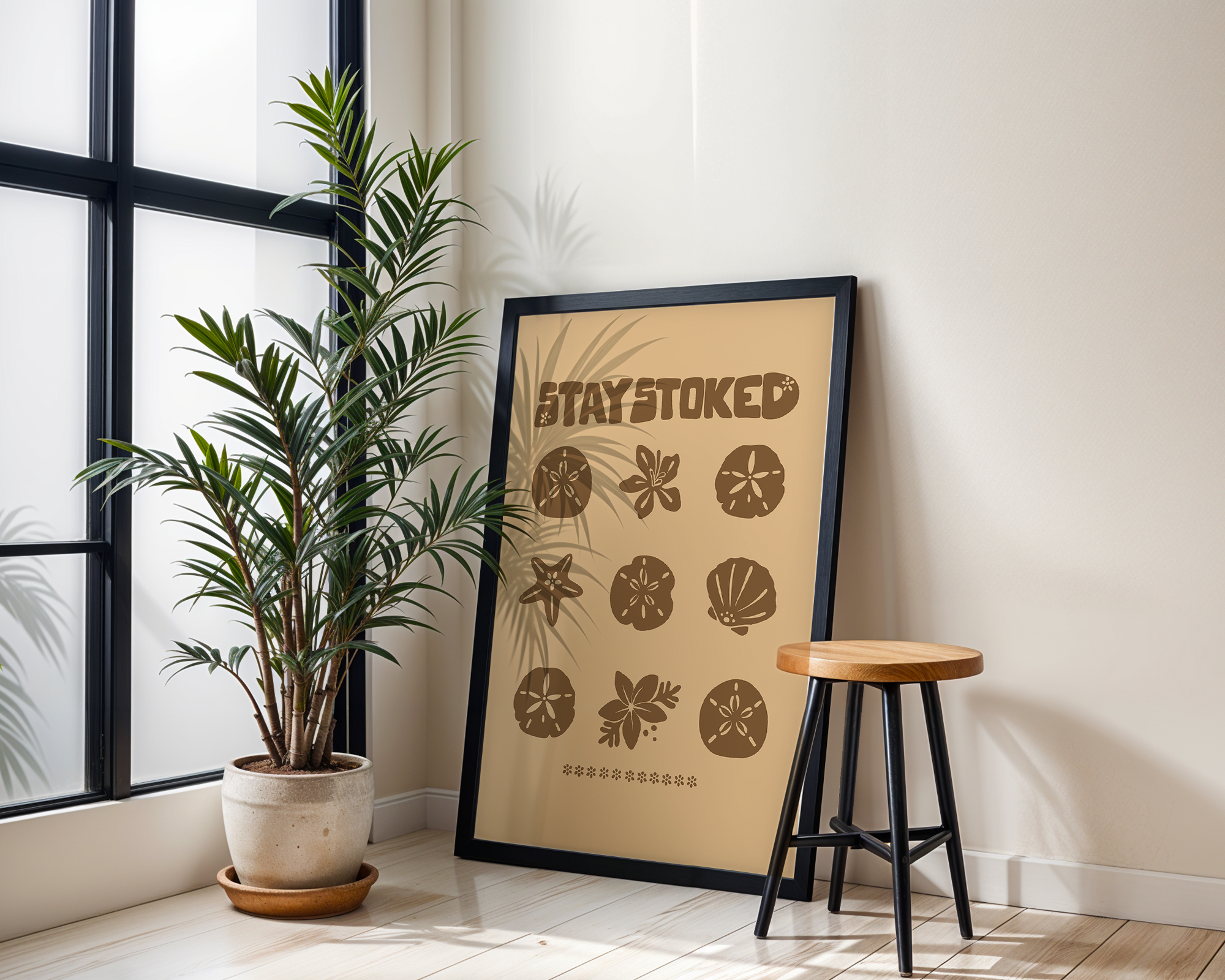 STAY STOKED SHELL POSTER