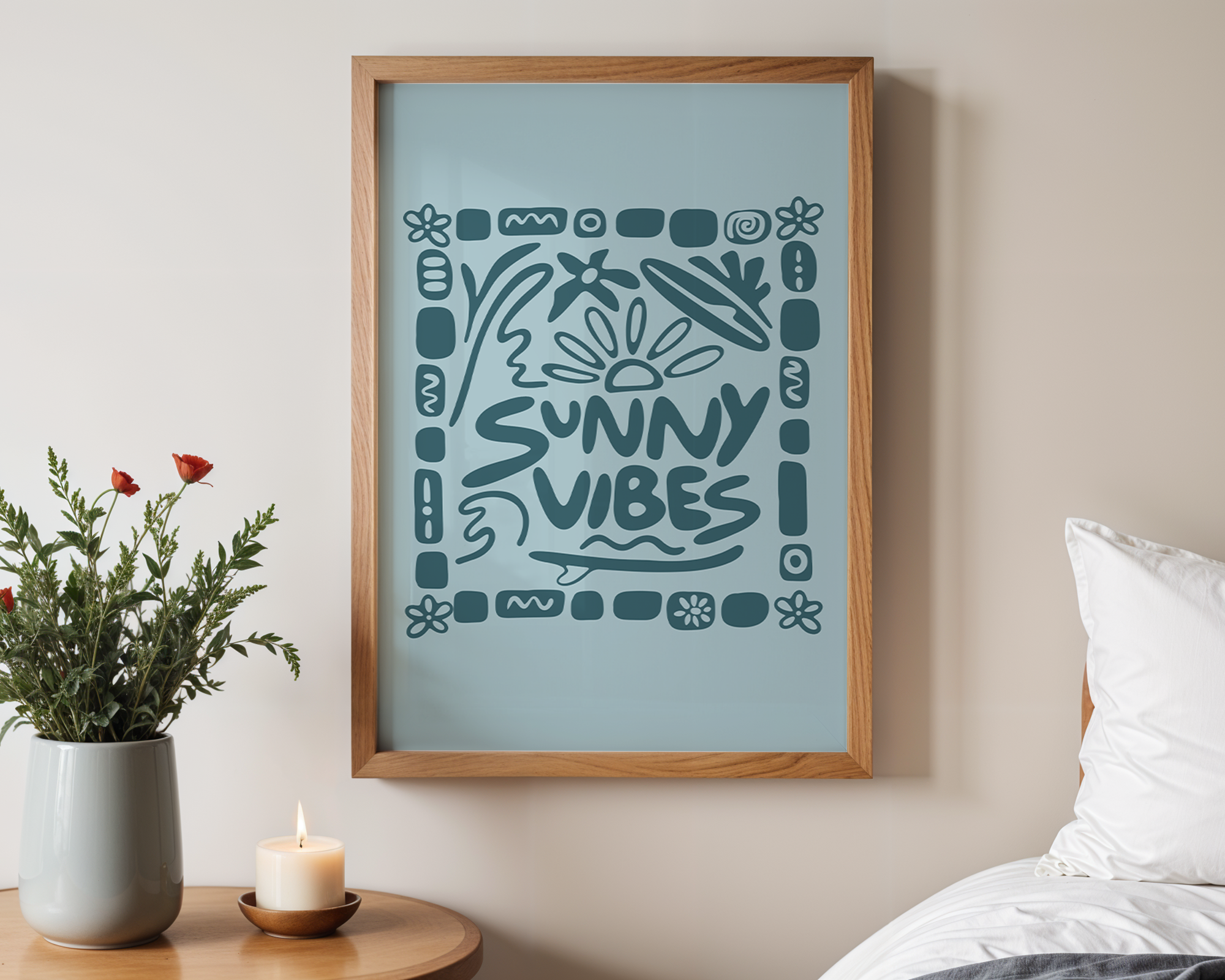 SUNNY VIBES POSTER