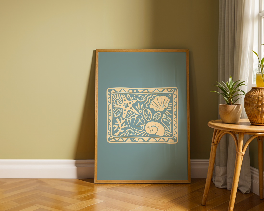 SEASHELL PARTY POSTER