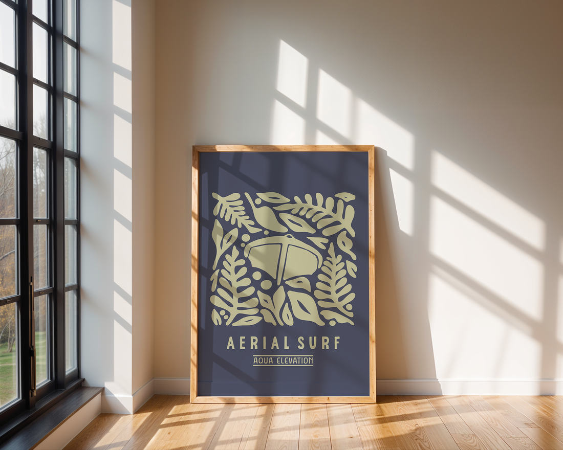AERIAL SURF POSTER