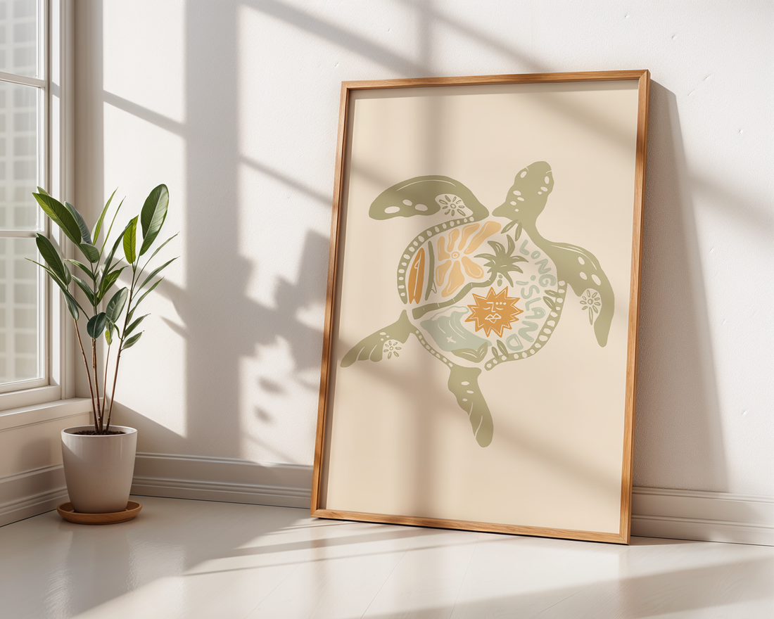 TURTLE BOHO POSTER