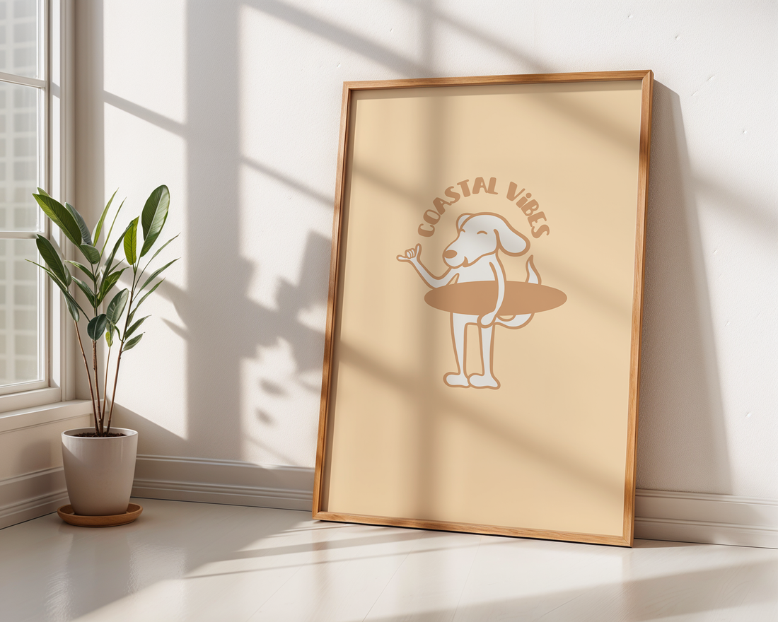 COASTAL VIBES POSTER