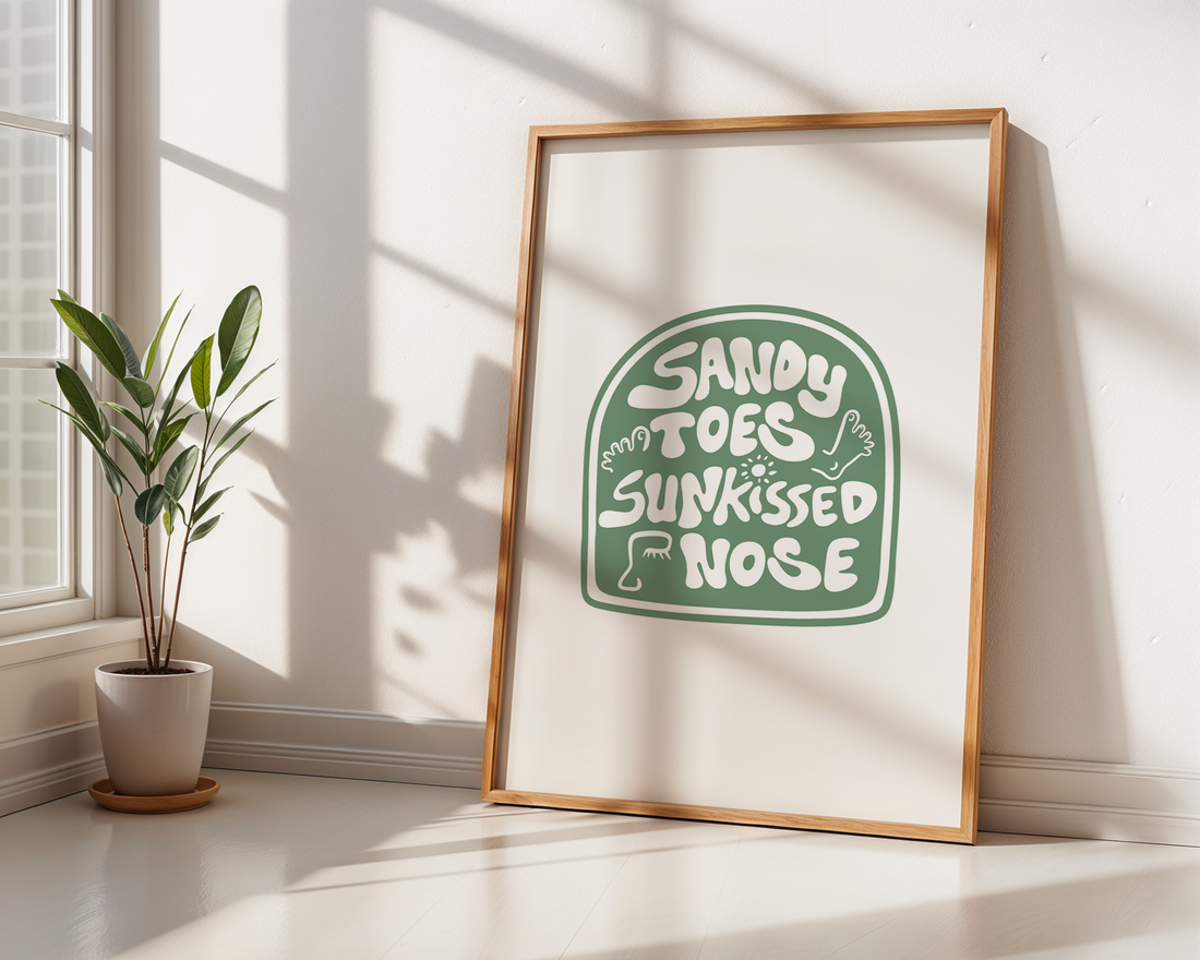 SANDY TOES POSTER