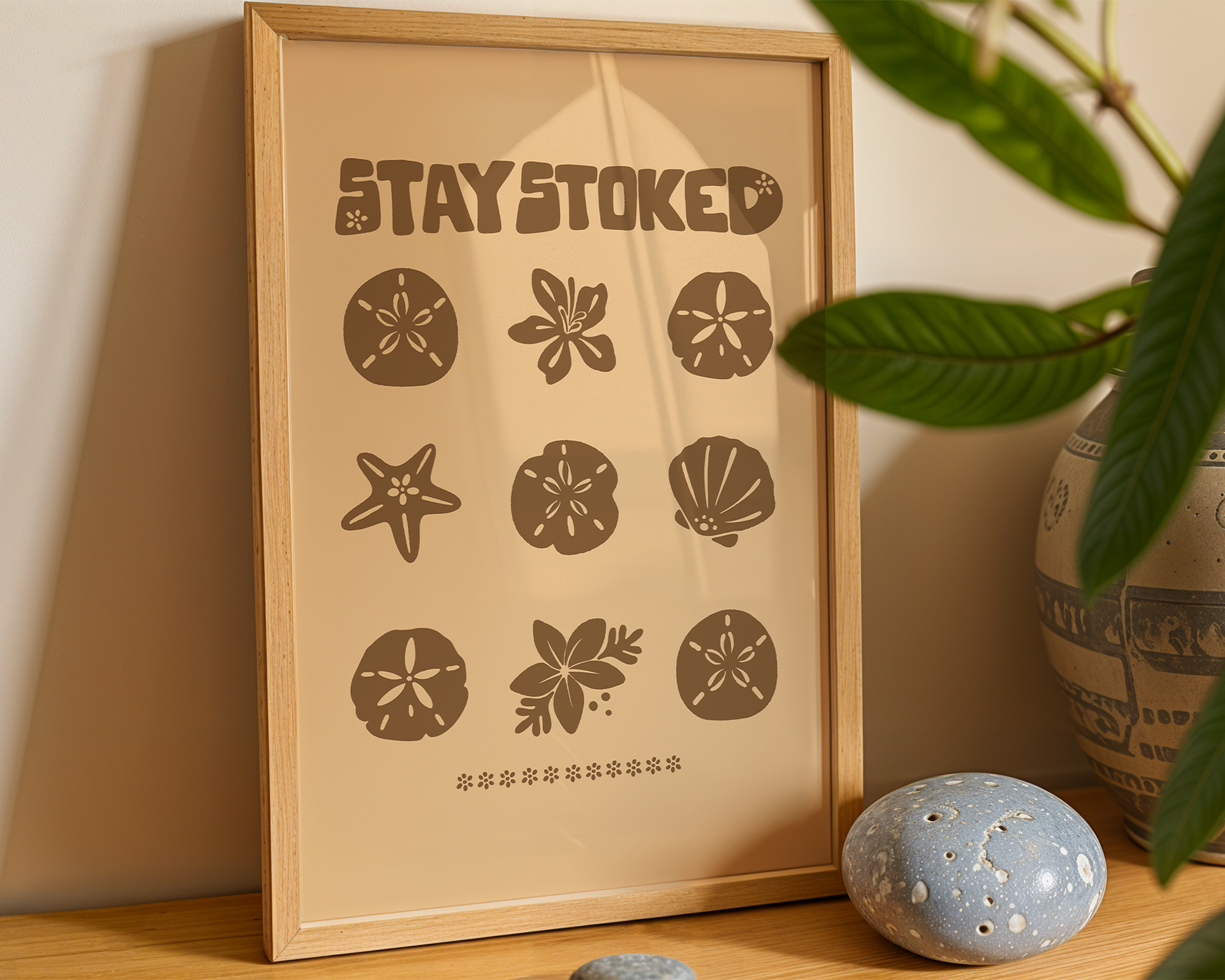 STAY STOKED SHELL POSTER