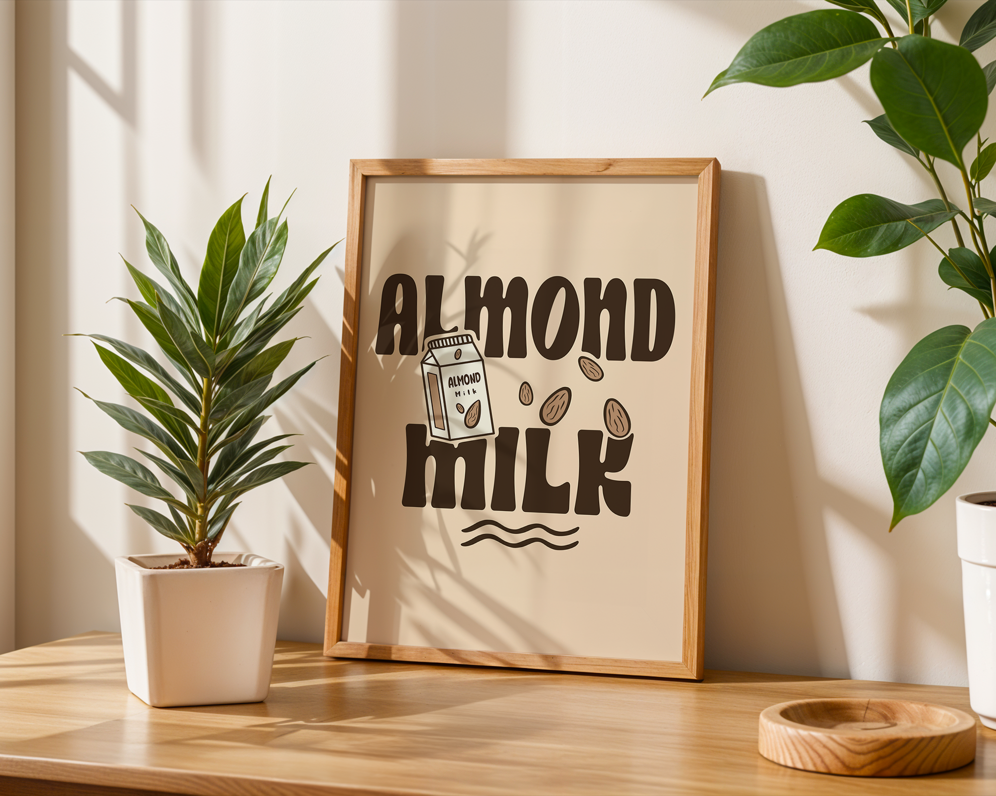 ALMOND MILK POSTER
