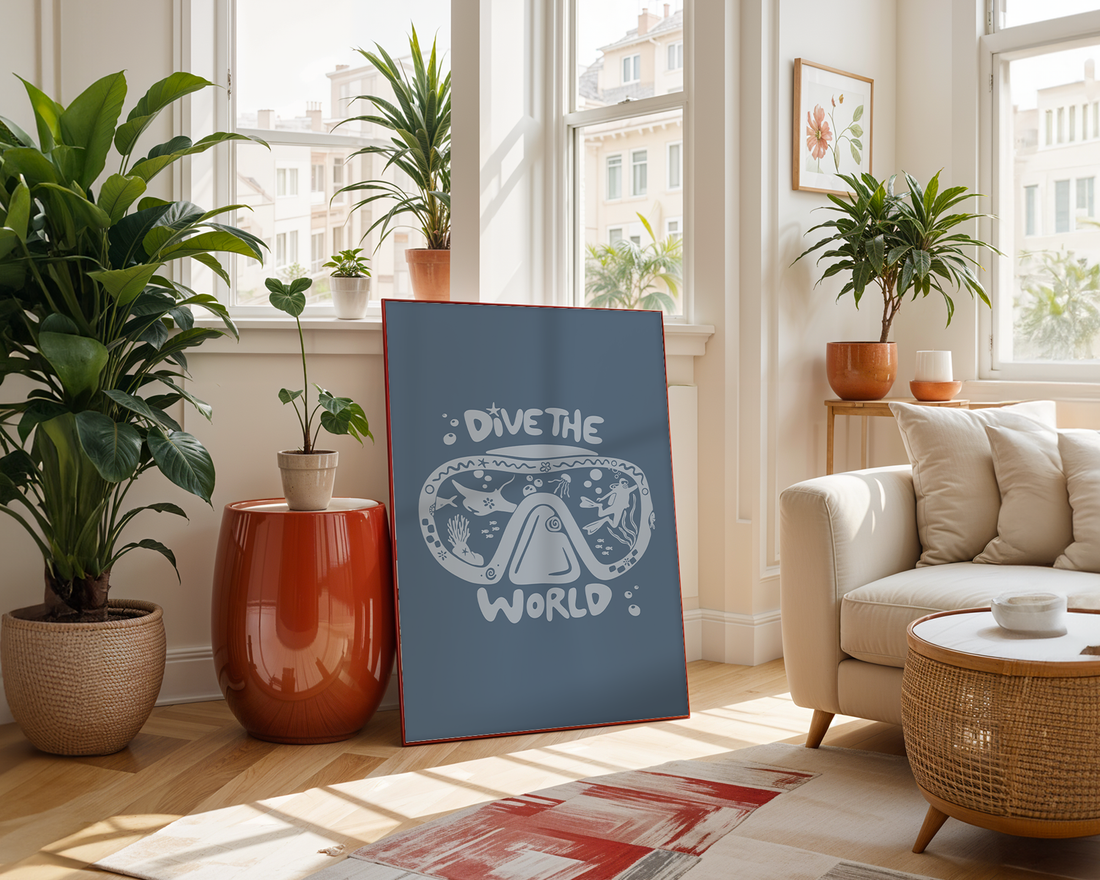 DIVE THE WORLD POSTER