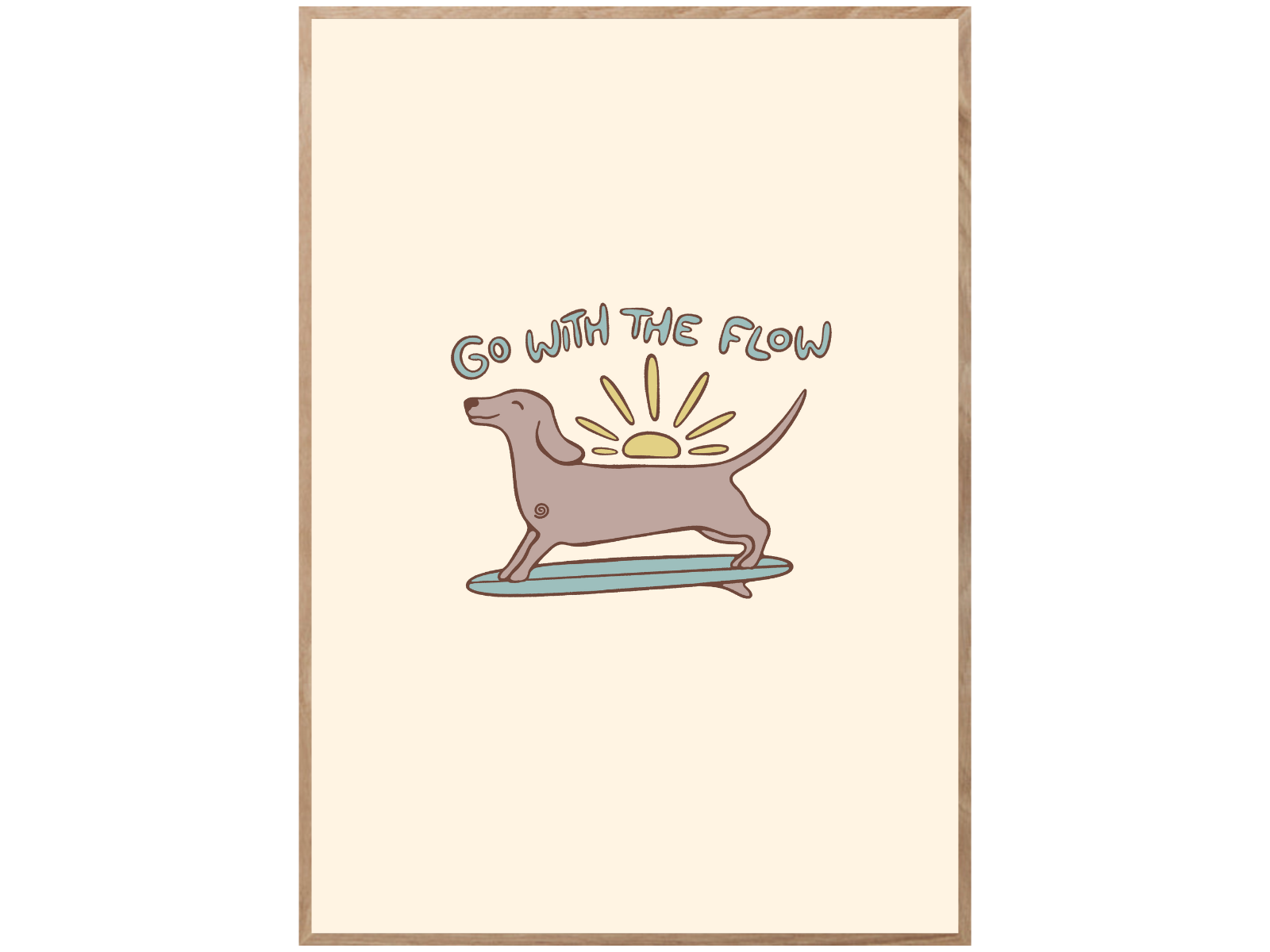 GO WITH THE FLOW POSTER