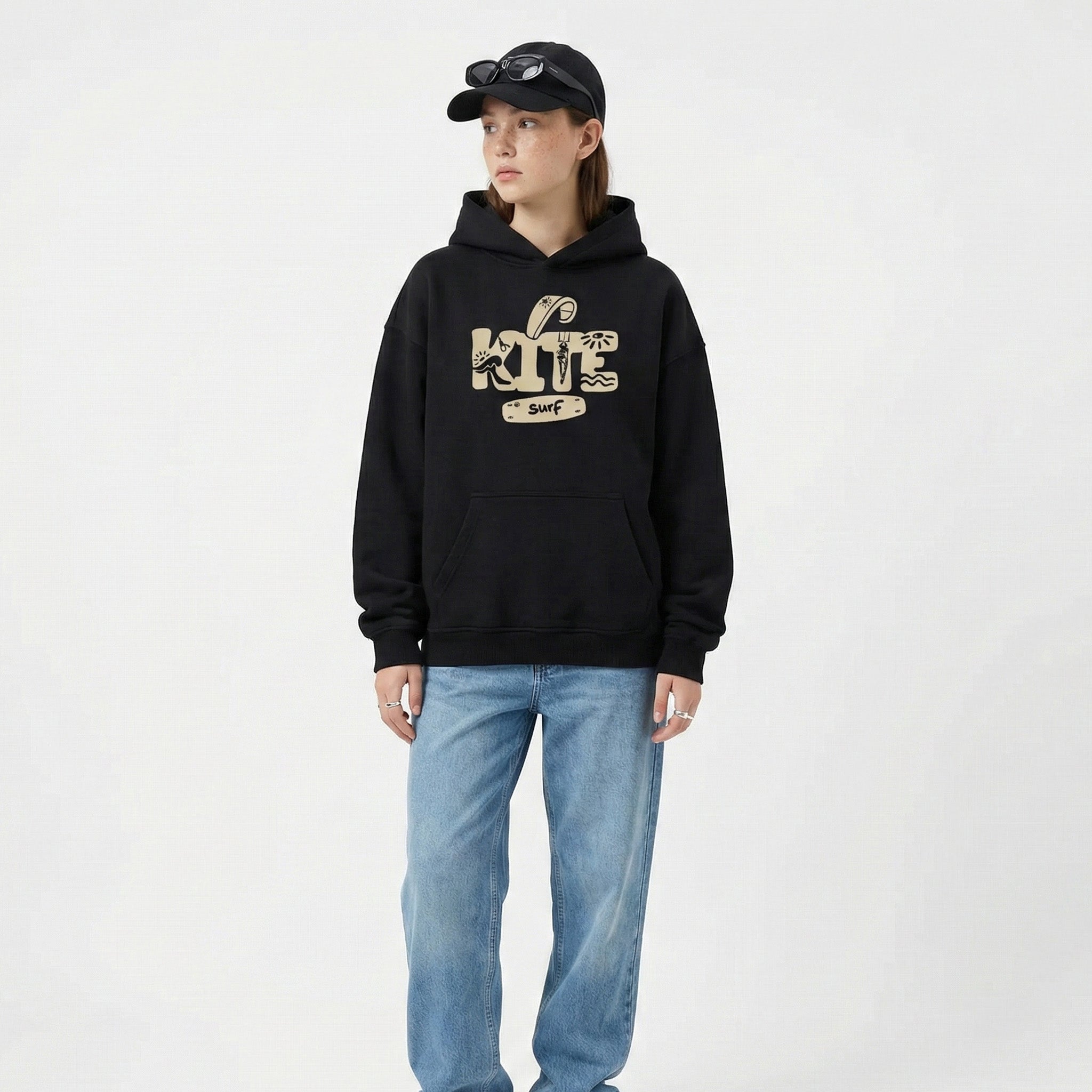 KITE PALM HOODIE OVERSIZED