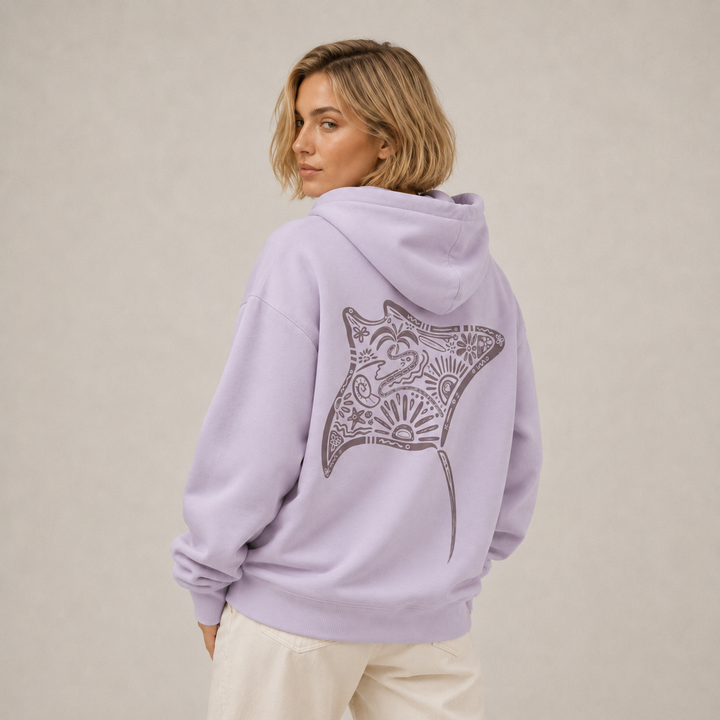 Manta Ray Hoodie Oversized