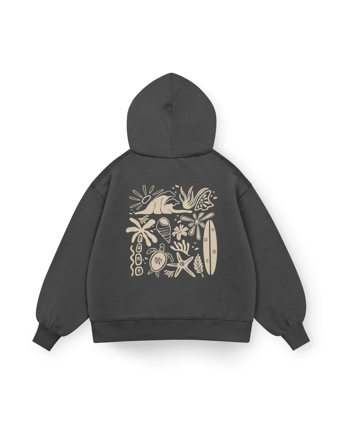Beachy Vibes Hoodie Oversized