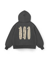 Boho Surfboard Hoodie Oversized