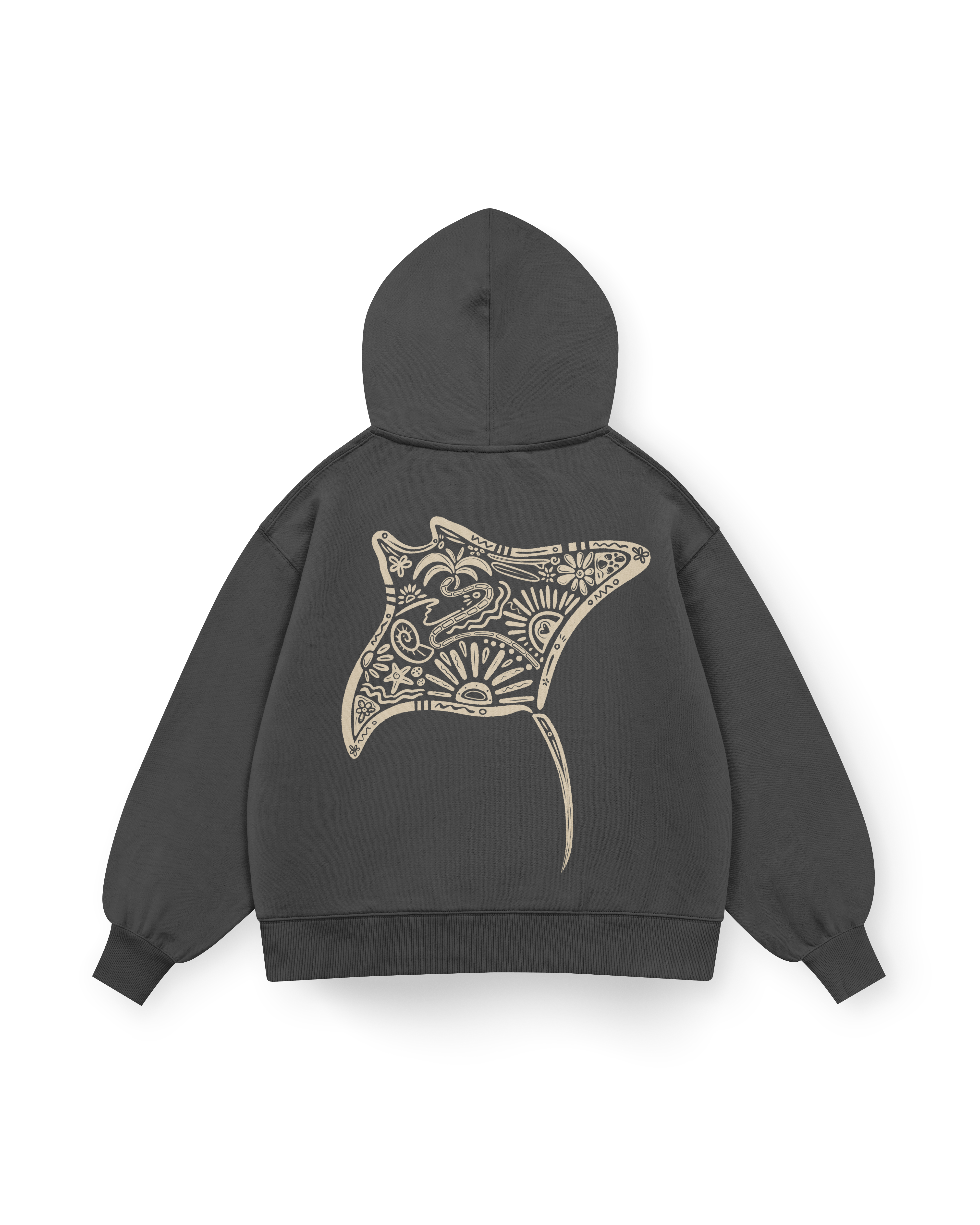 Manta Ray Hoodie Oversized