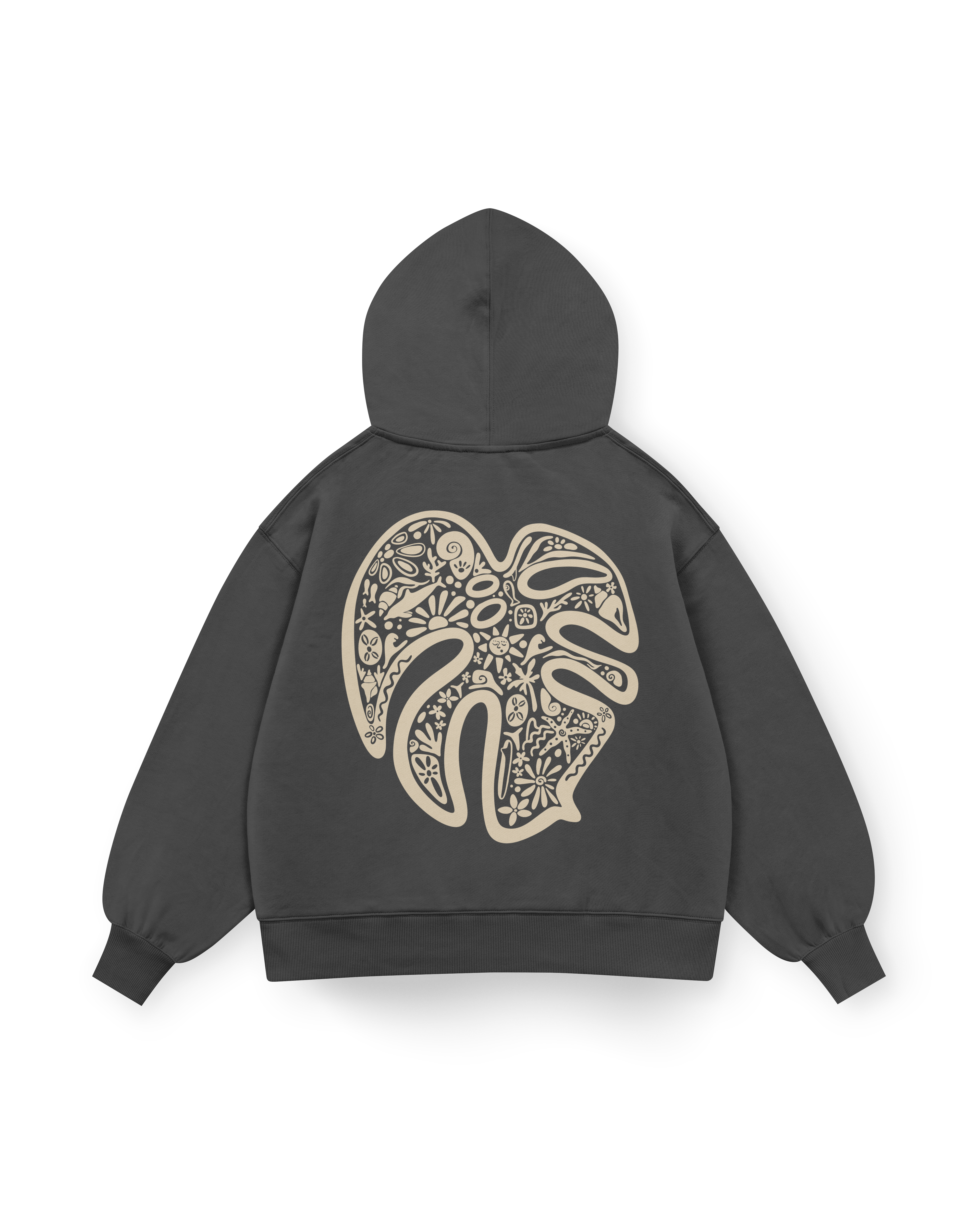 Monstera Hoodie Oversized