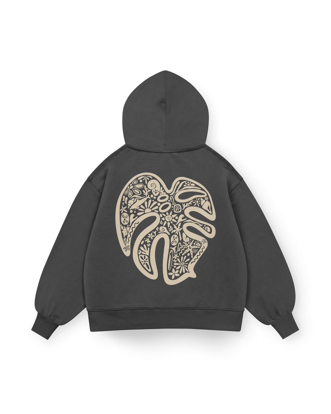 Monstera Hoodie Oversized