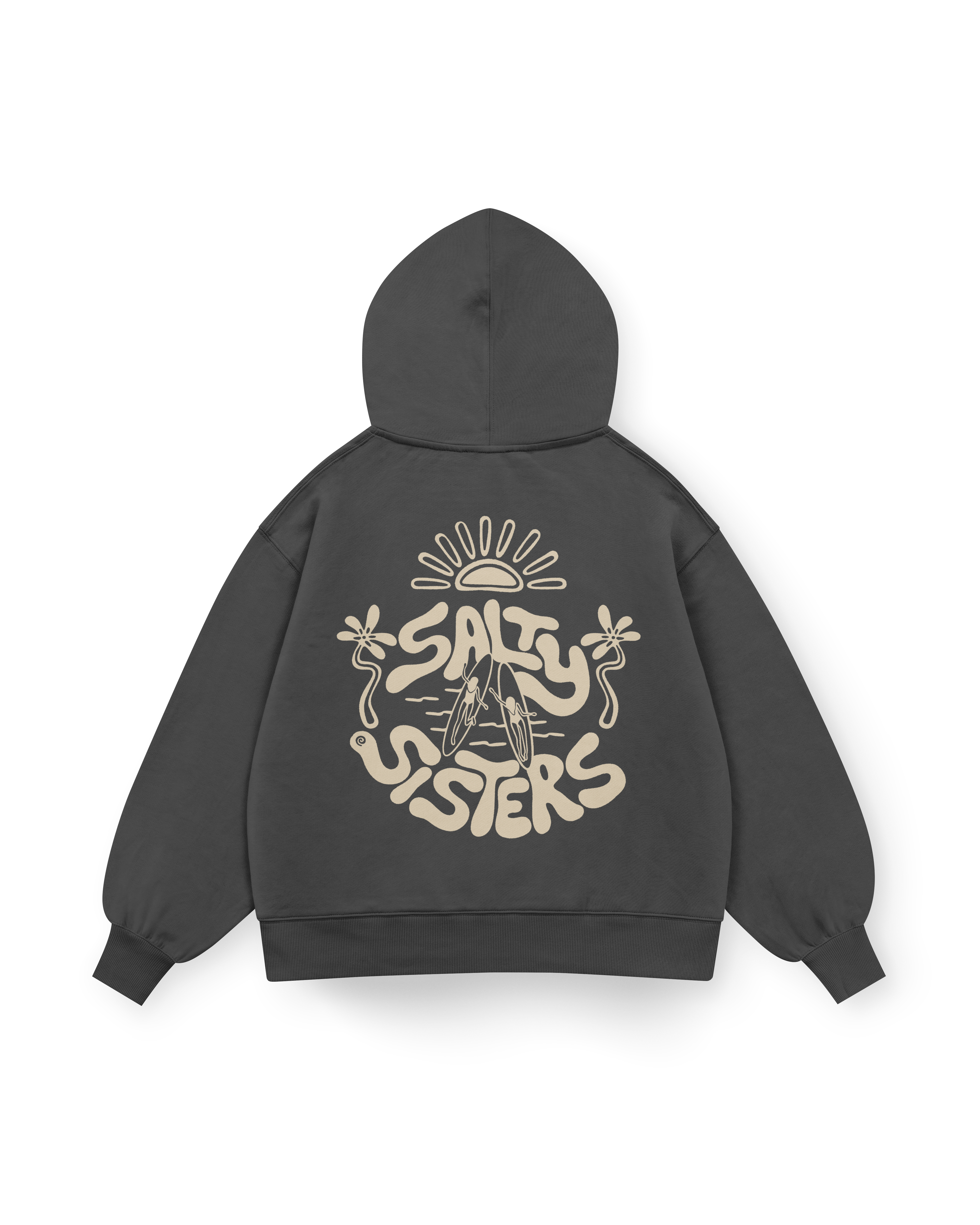Salty Sister Hoodie Oversized