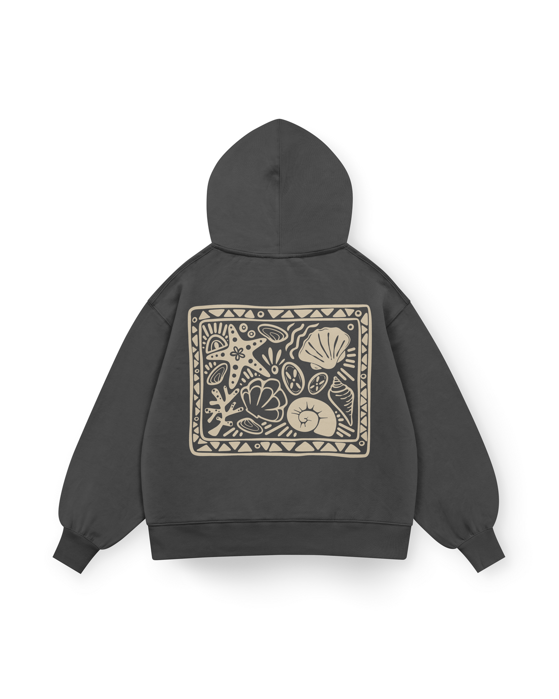 Seashell Party Hoodie Oversized
