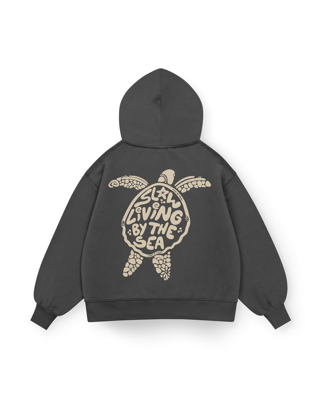 Slow Living By The Sea Hoodie Oversized