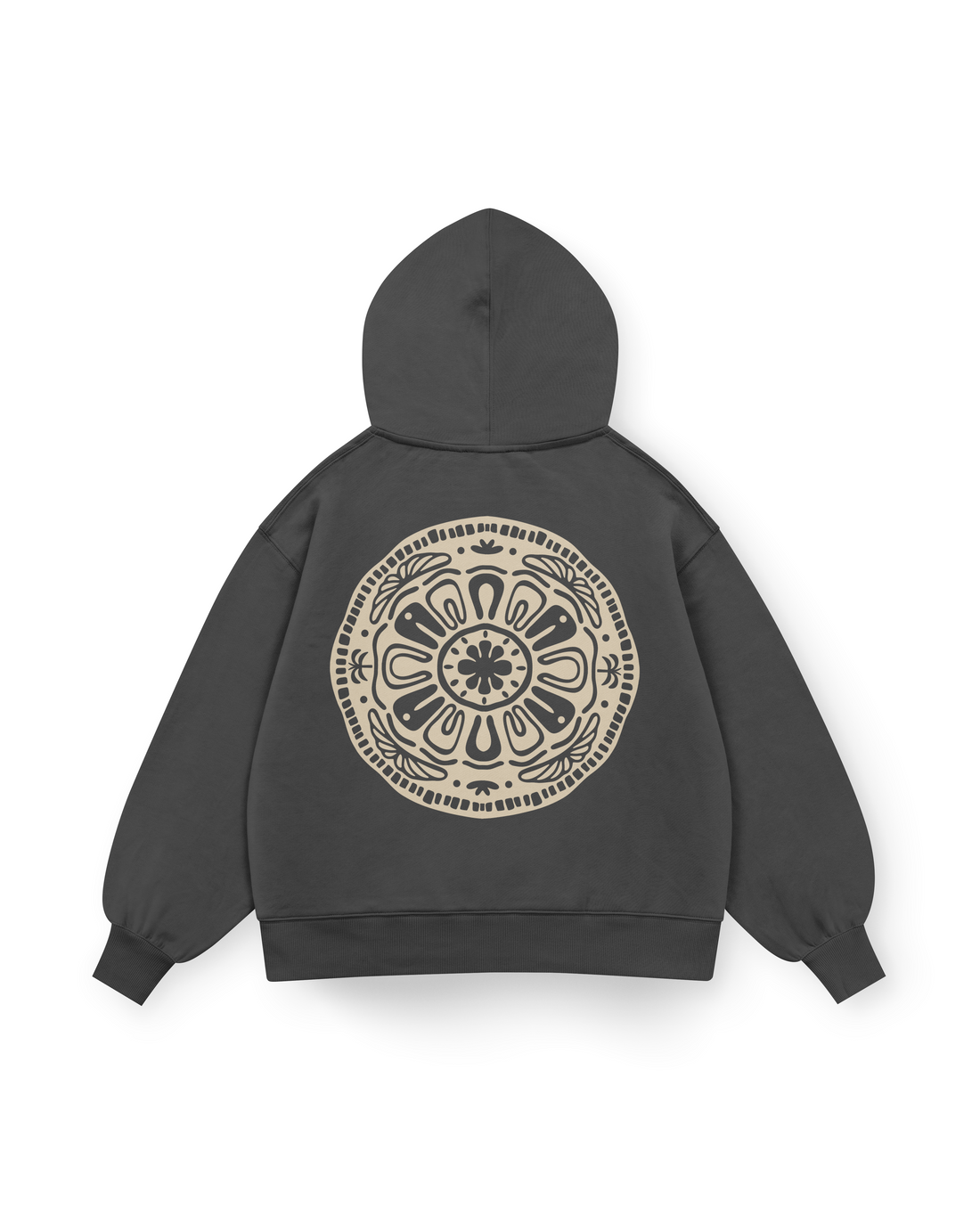 Surf Geometric Hoodie Oversized