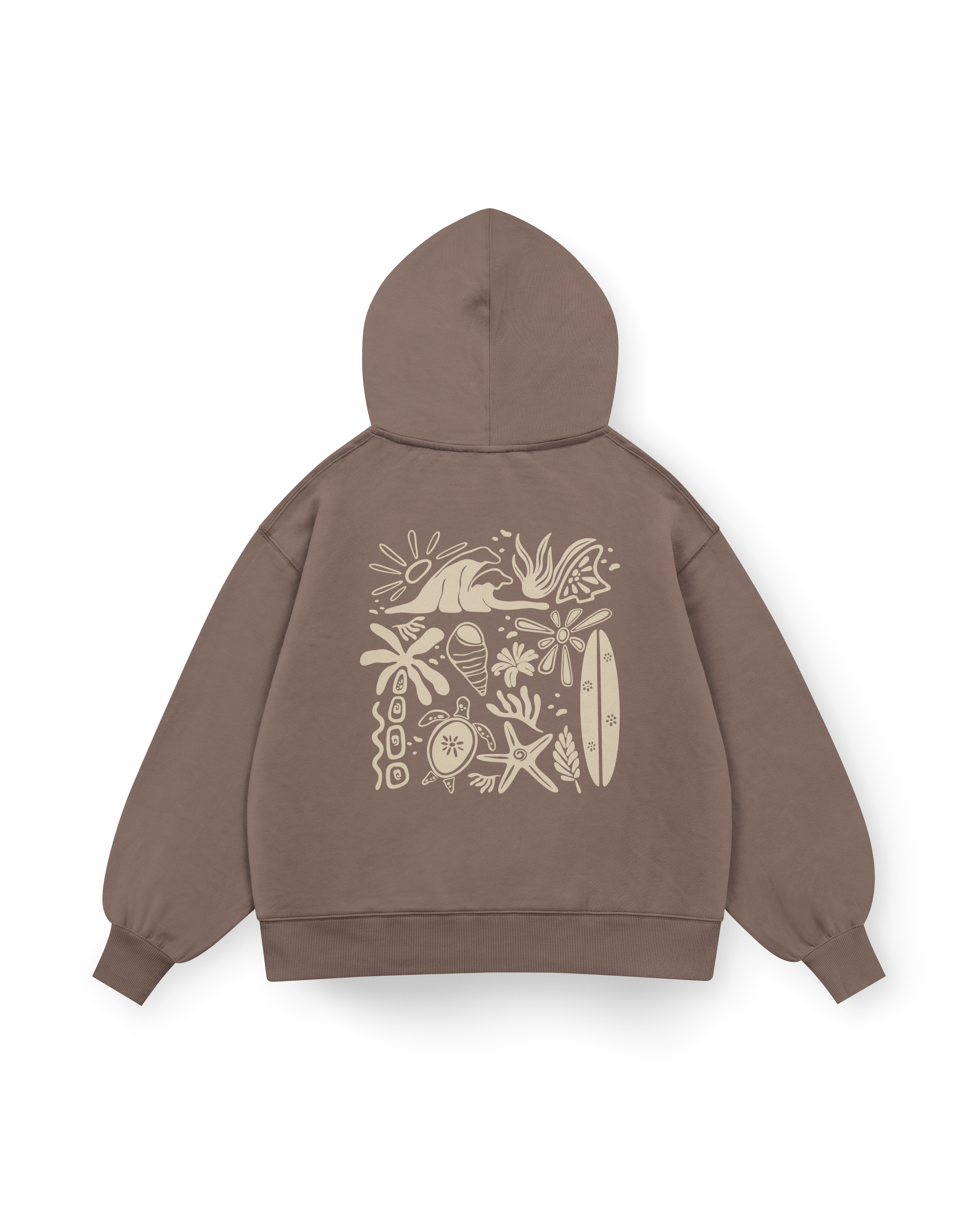 Beachy Vibes Hoodie Oversized