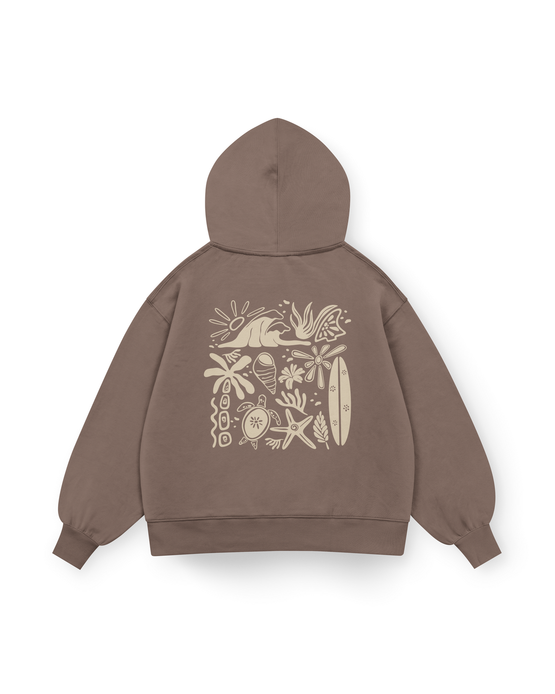 Beachy Vibes Hoodie Oversized