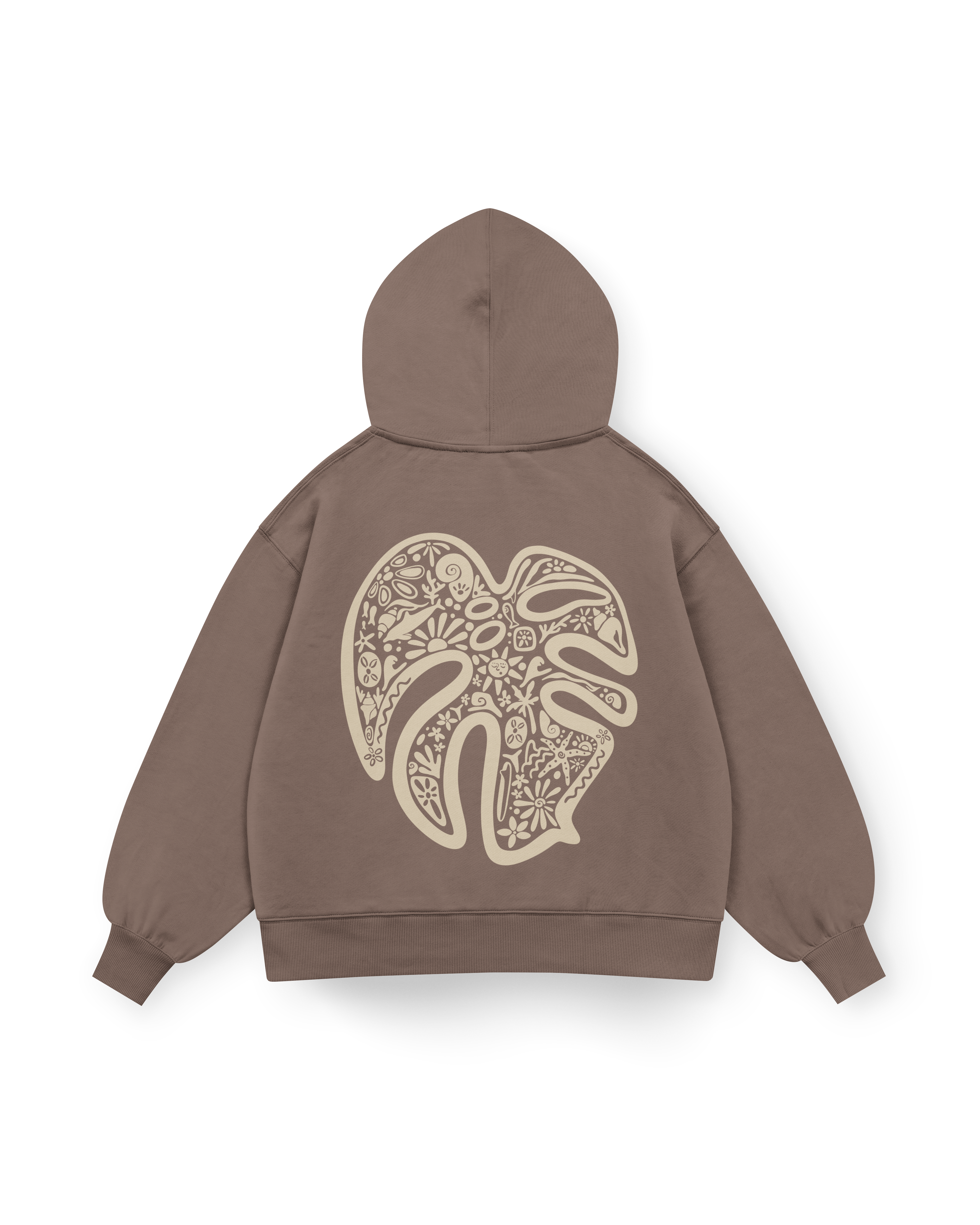Monstera Hoodie Oversized