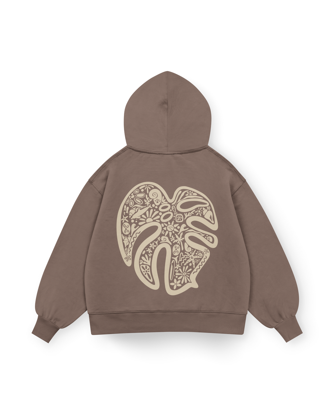 Monstera Hoodie Oversized