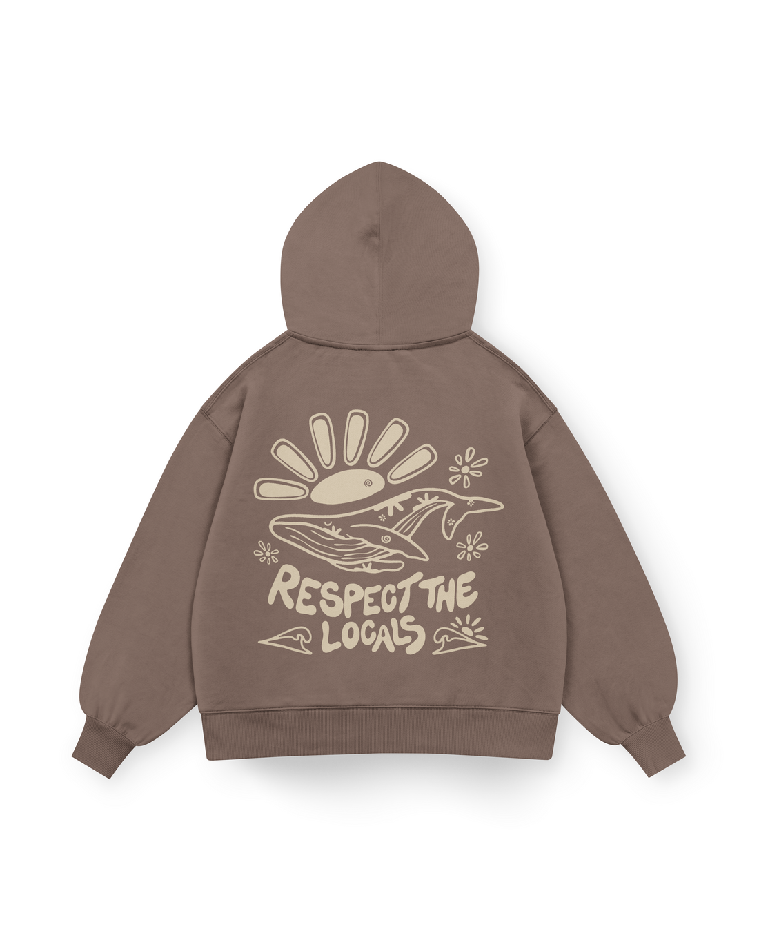 Respect The Locals Hoodie Oversized