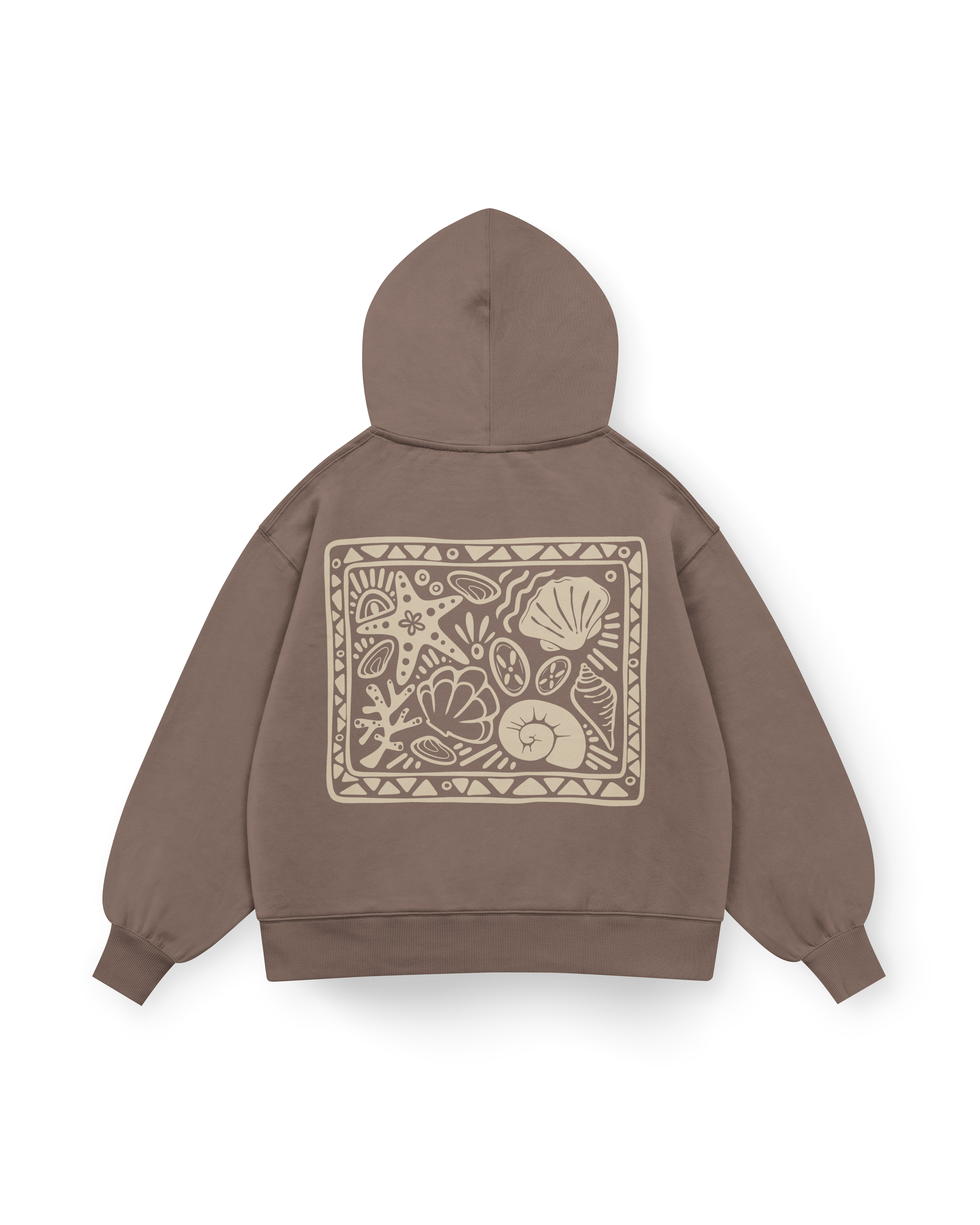 Seashell Party Hoodie Oversized