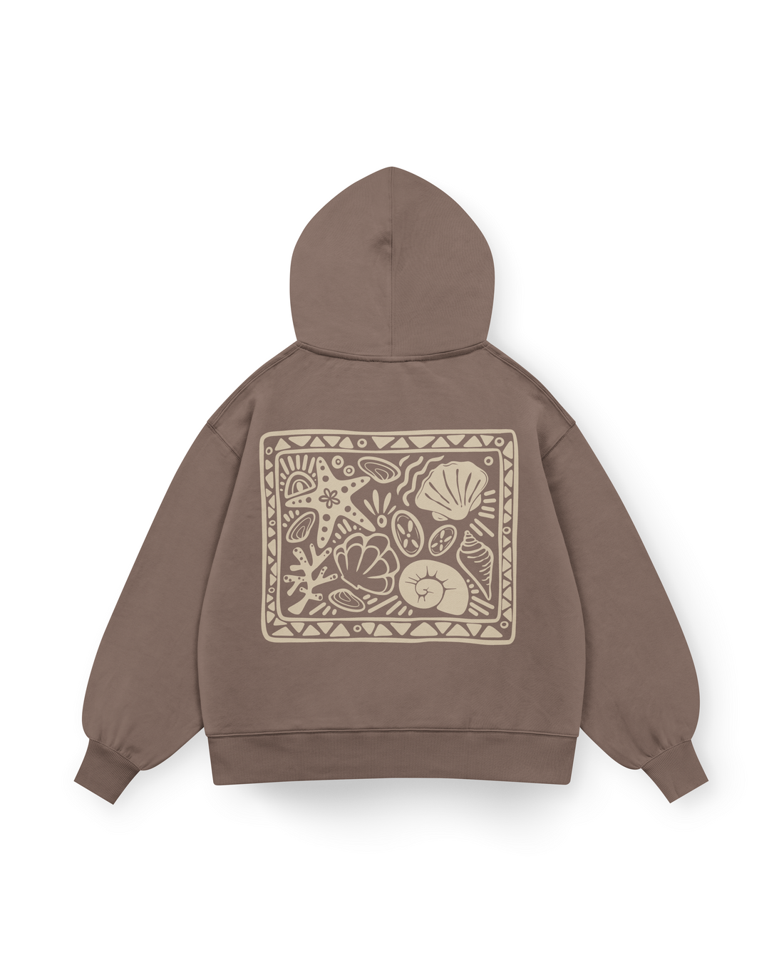 Seashell Party Hoodie Oversized