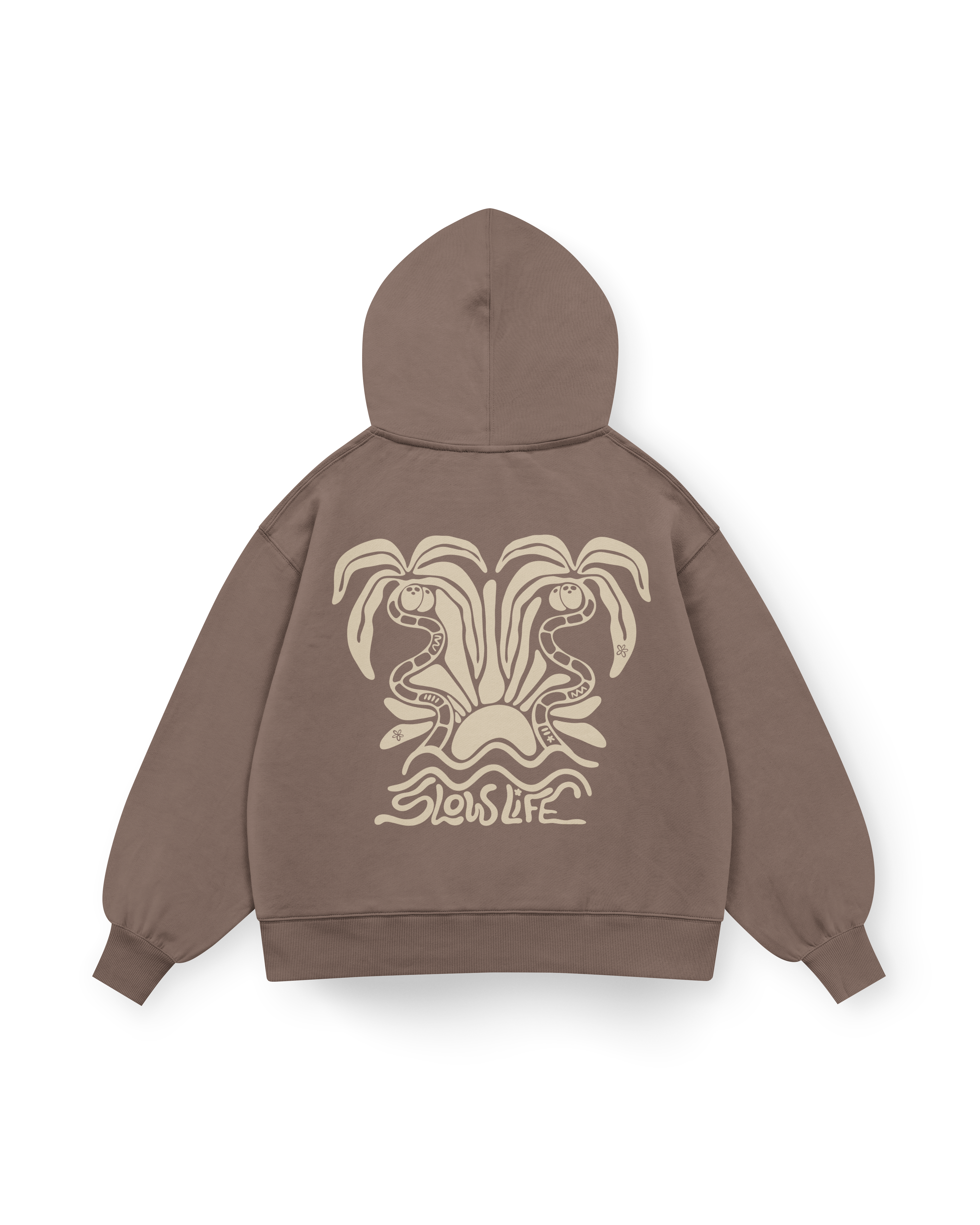 Slow Life Hoodie Oversized