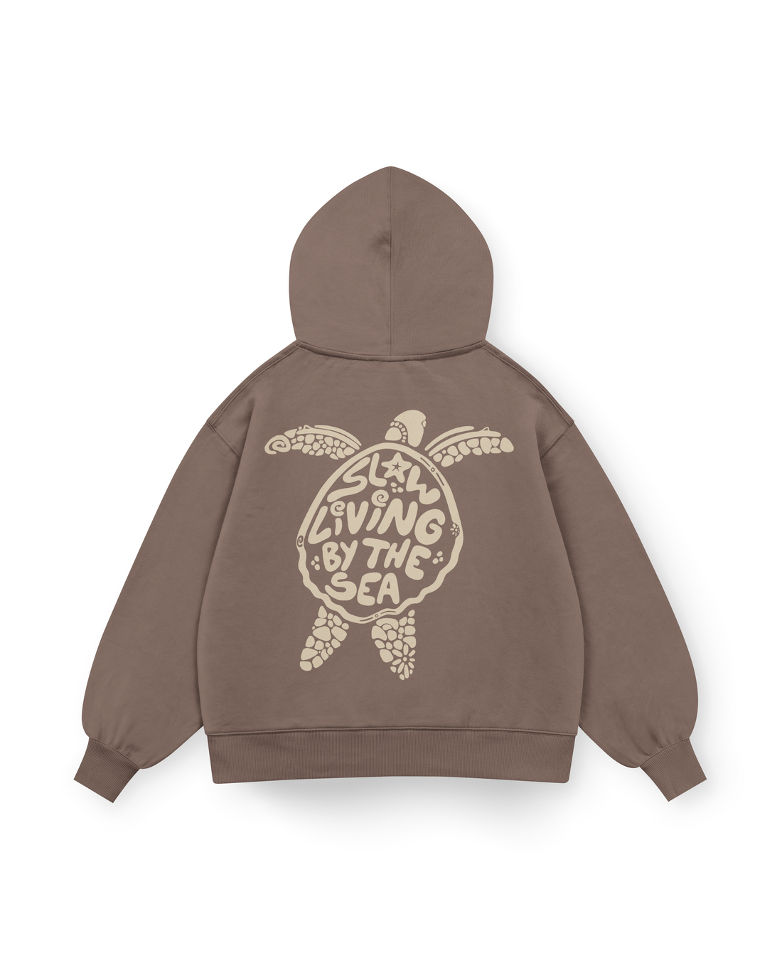 Slow Living By The Sea Hoodie Oversized