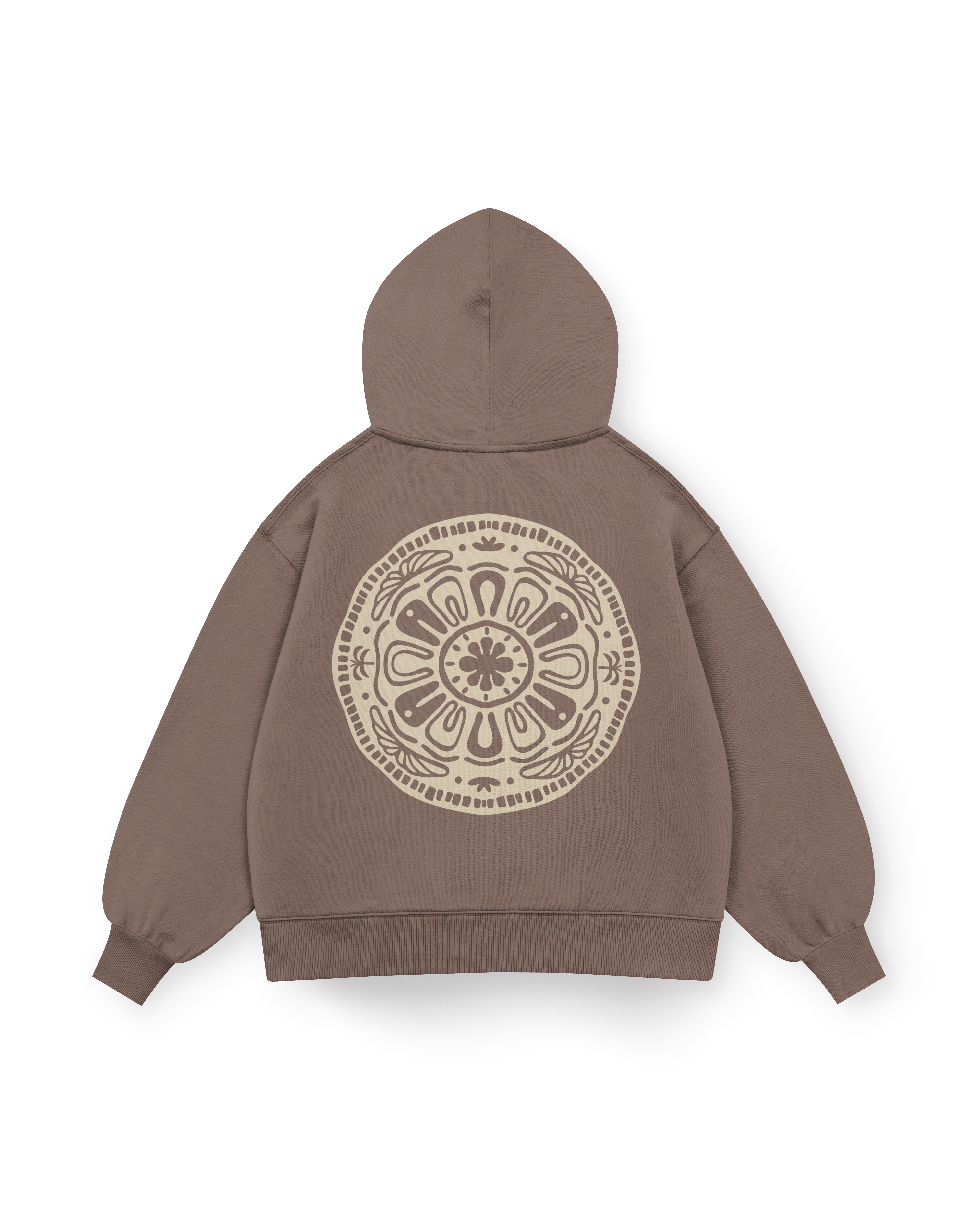 Surf Geometric Hoodie Oversized