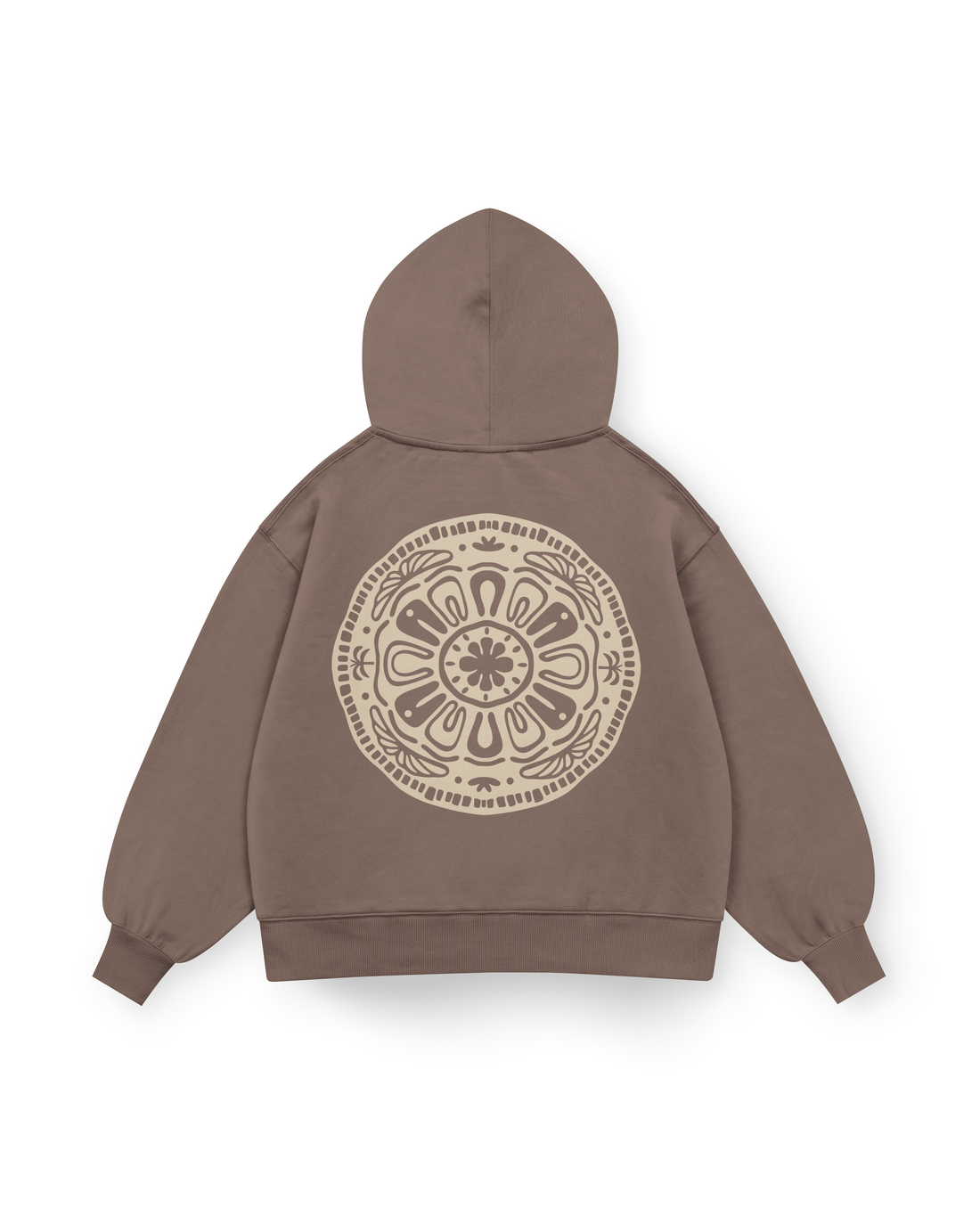 Surf Geometric Hoodie Oversized