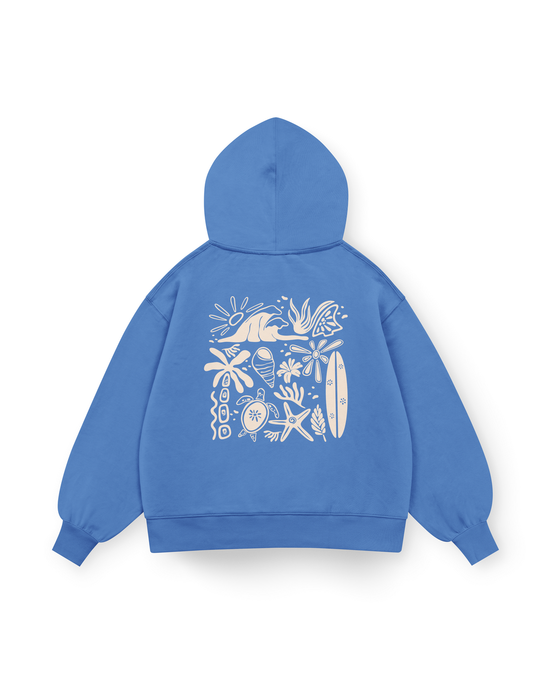 Beachy Vibes Hoodie Oversized