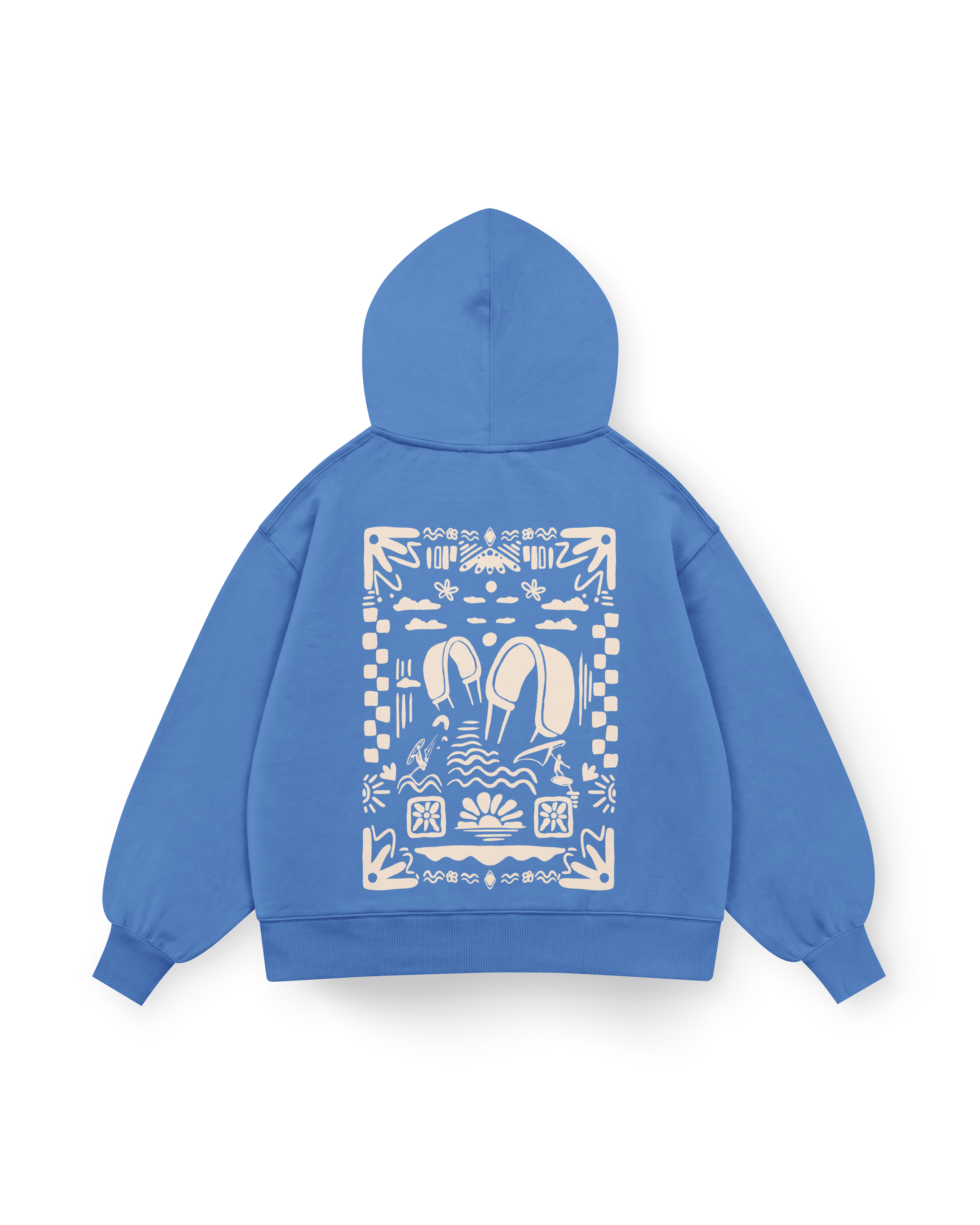 Boho Beach Hoodie Oversized
