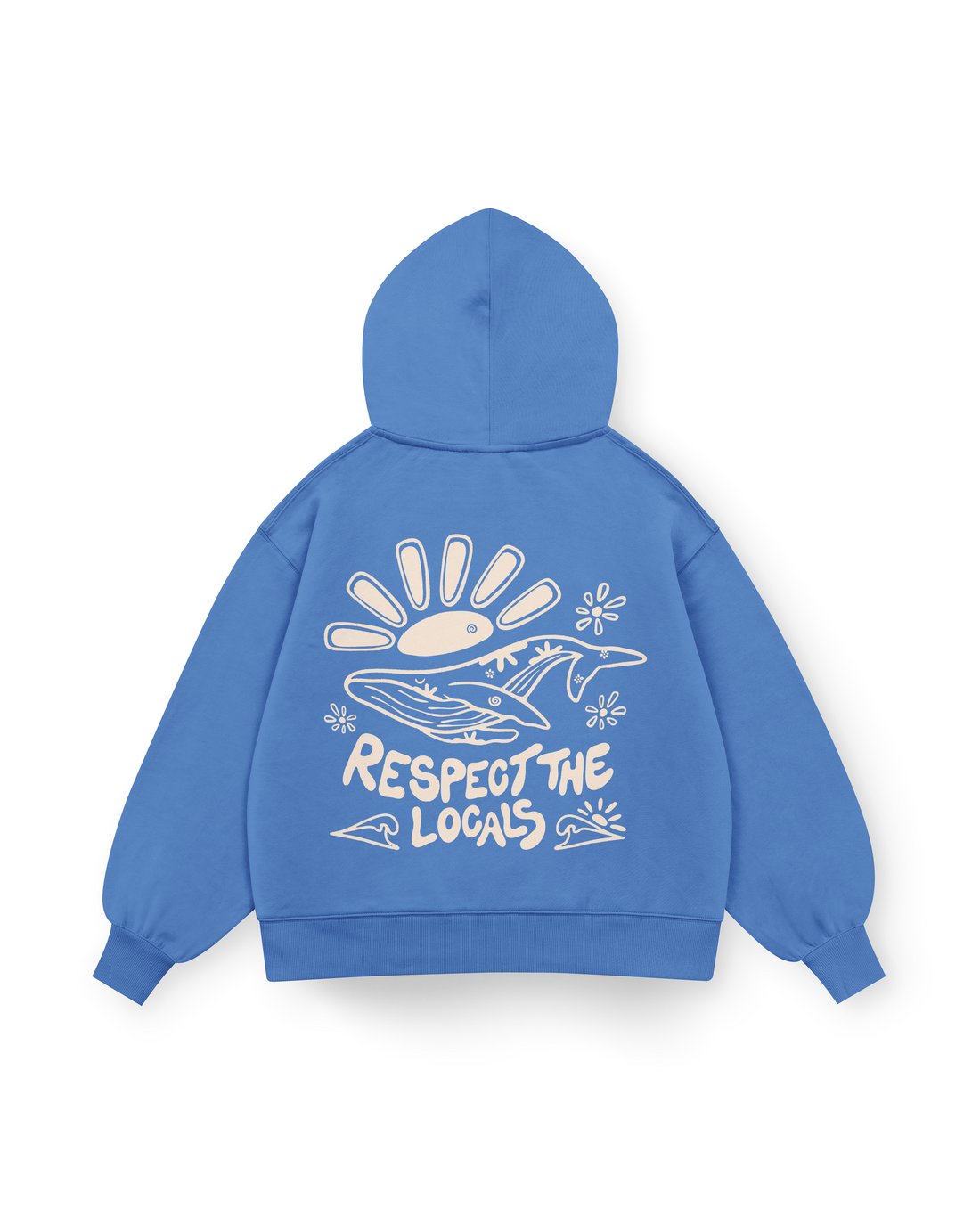 Respect The Locals Hoodie Oversized