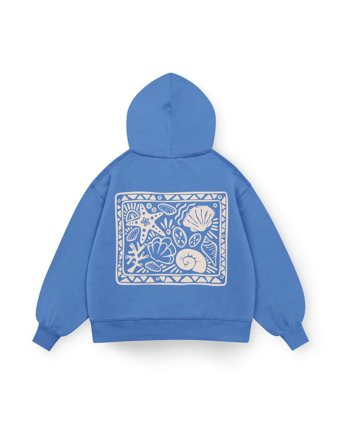 Seashell Party Hoodie Oversized