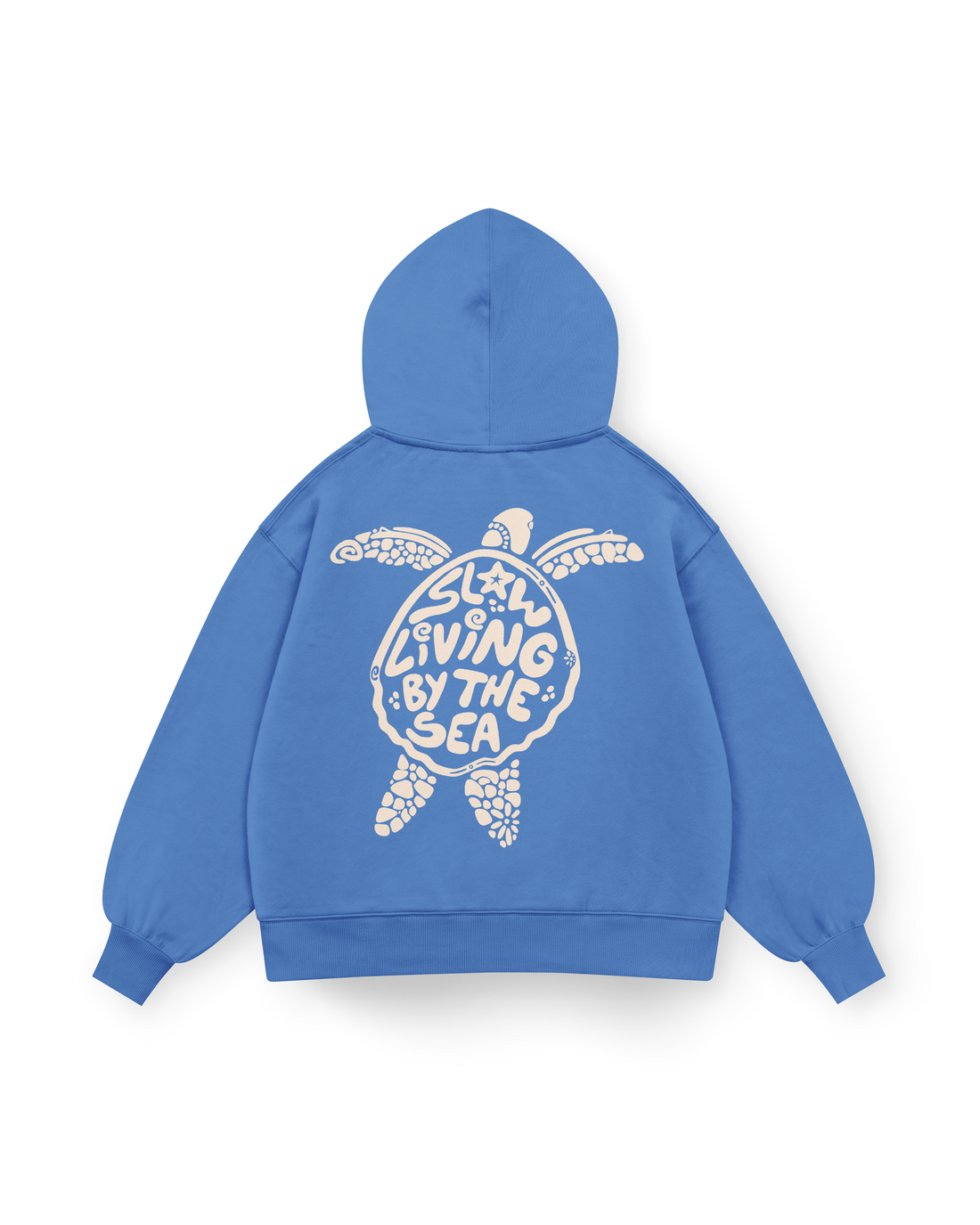 Slow Living By The Sea Hoodie Oversized