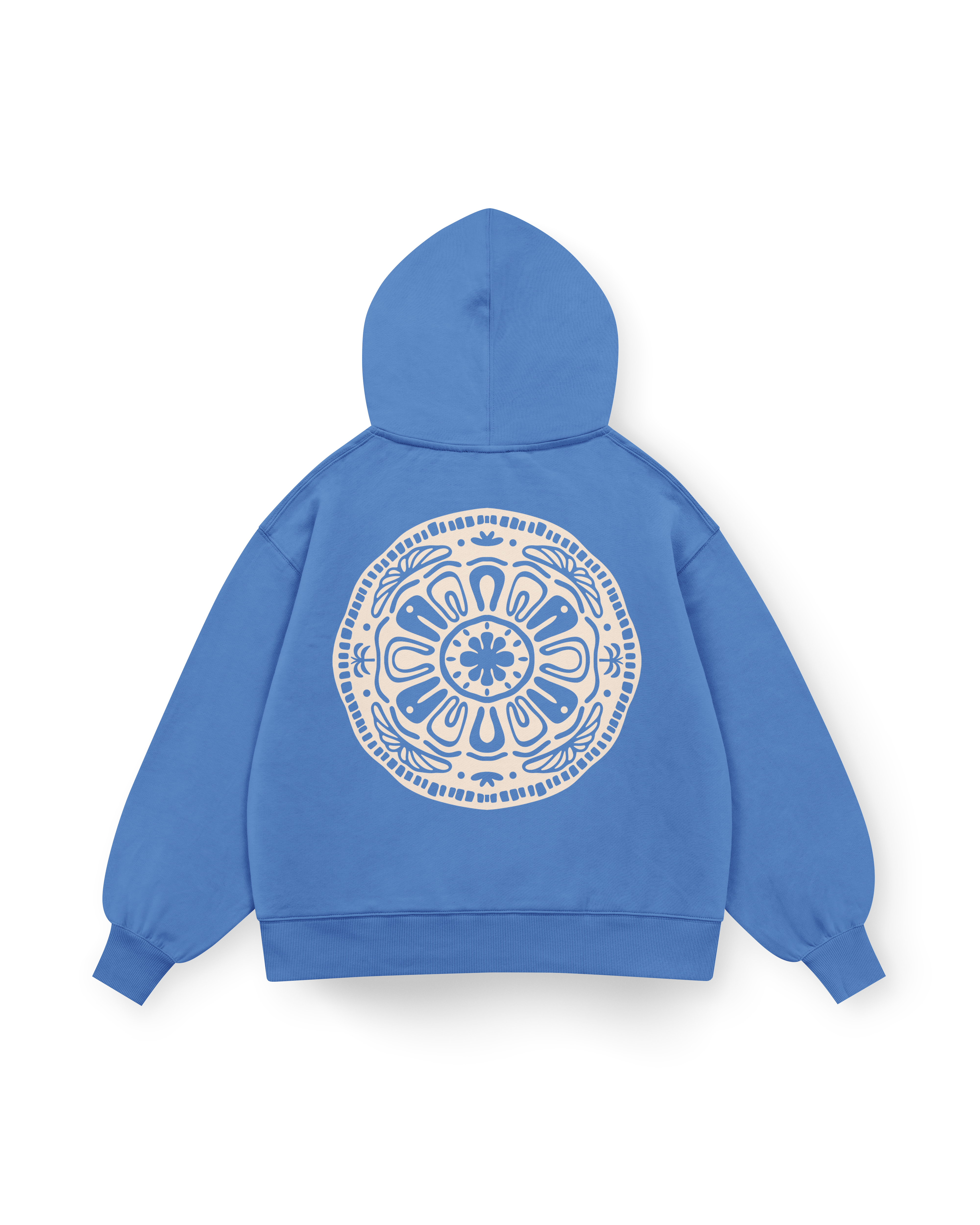 Surf Geometric Hoodie Oversized