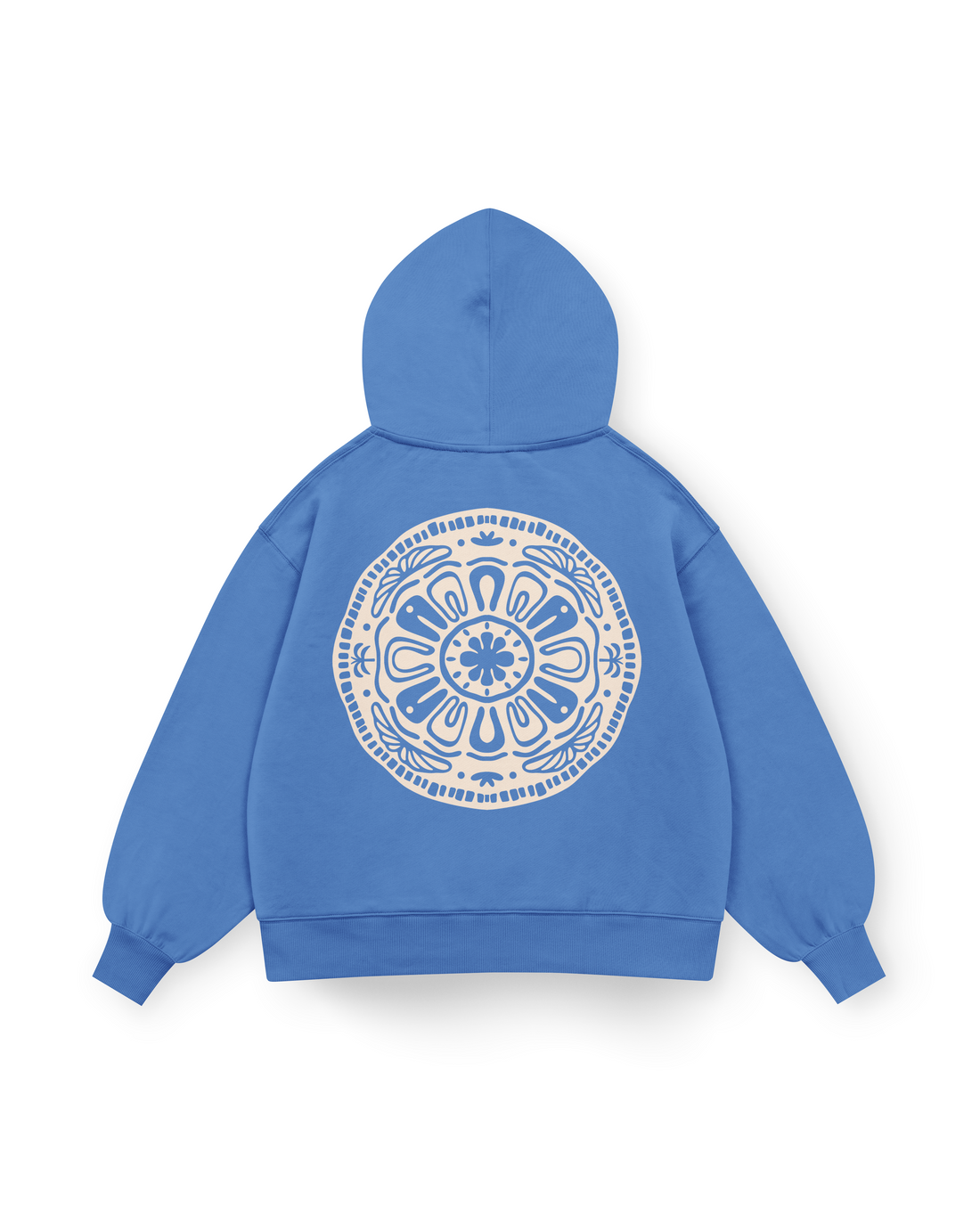 Surf Geometric Hoodie Oversized