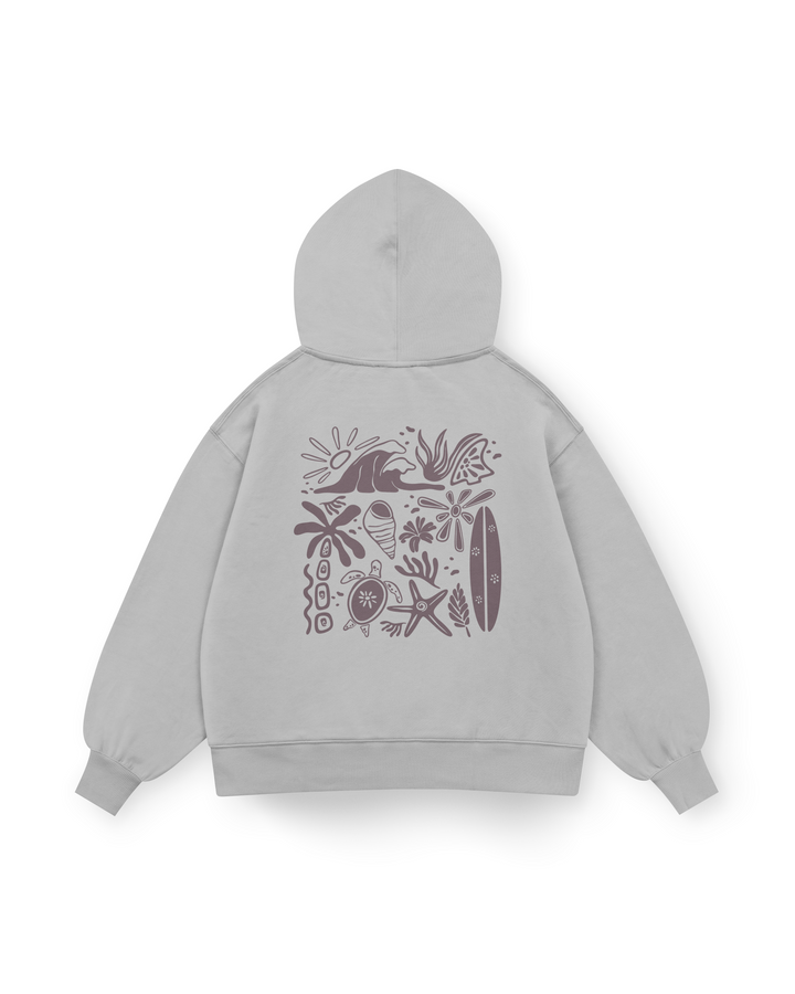 Beachy Vibes Hoodie Oversized