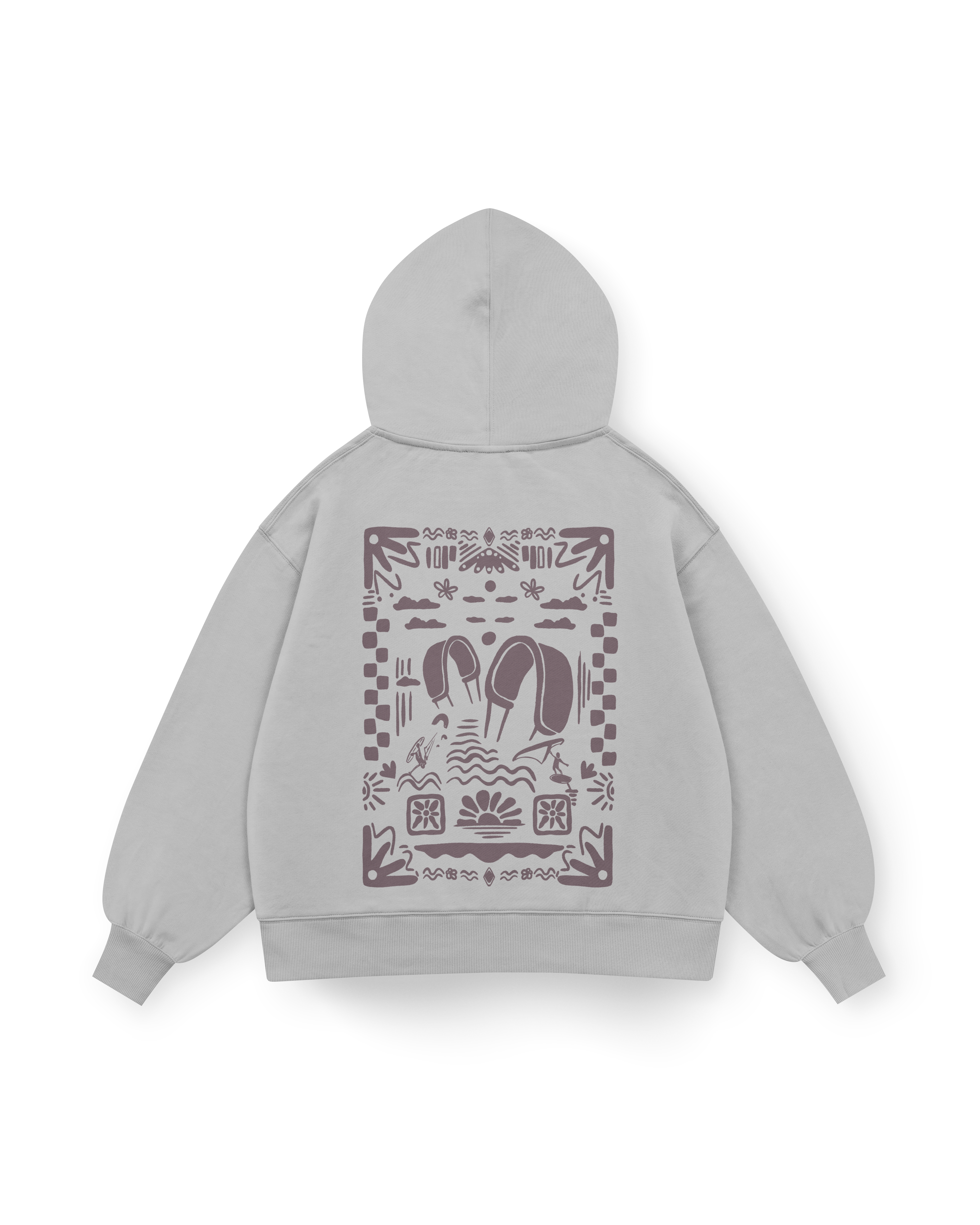 Boho Beach Hoodie Oversized